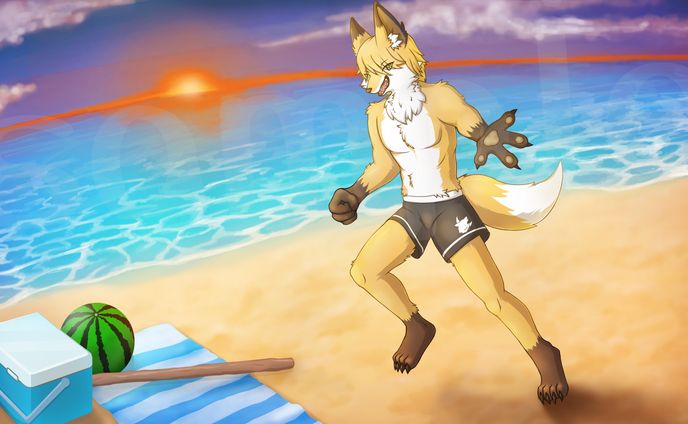 水着、commission work
