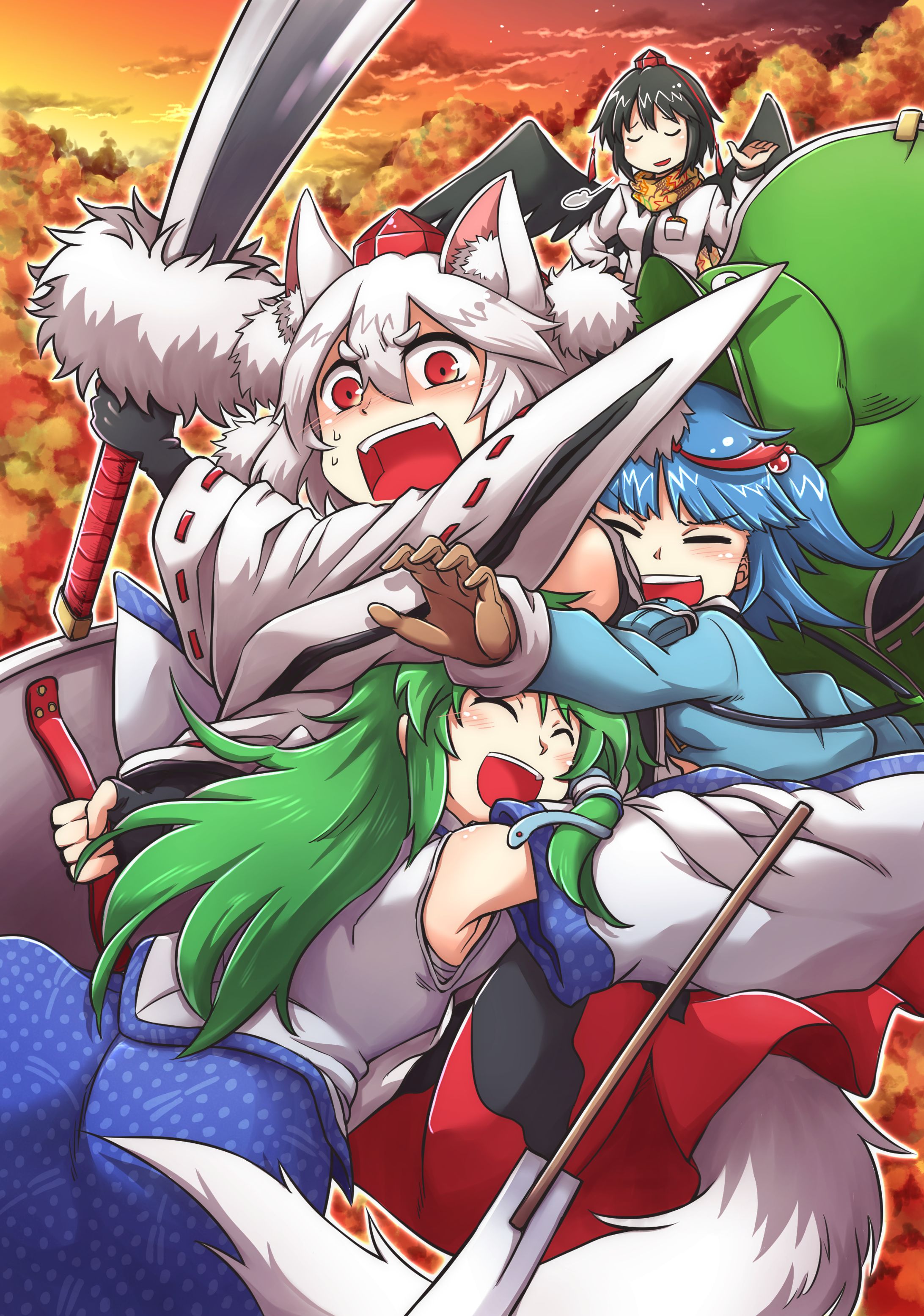 【寄稿・同人】東方project　東方TRPGリプレイ本　表紙＆挿絵-1