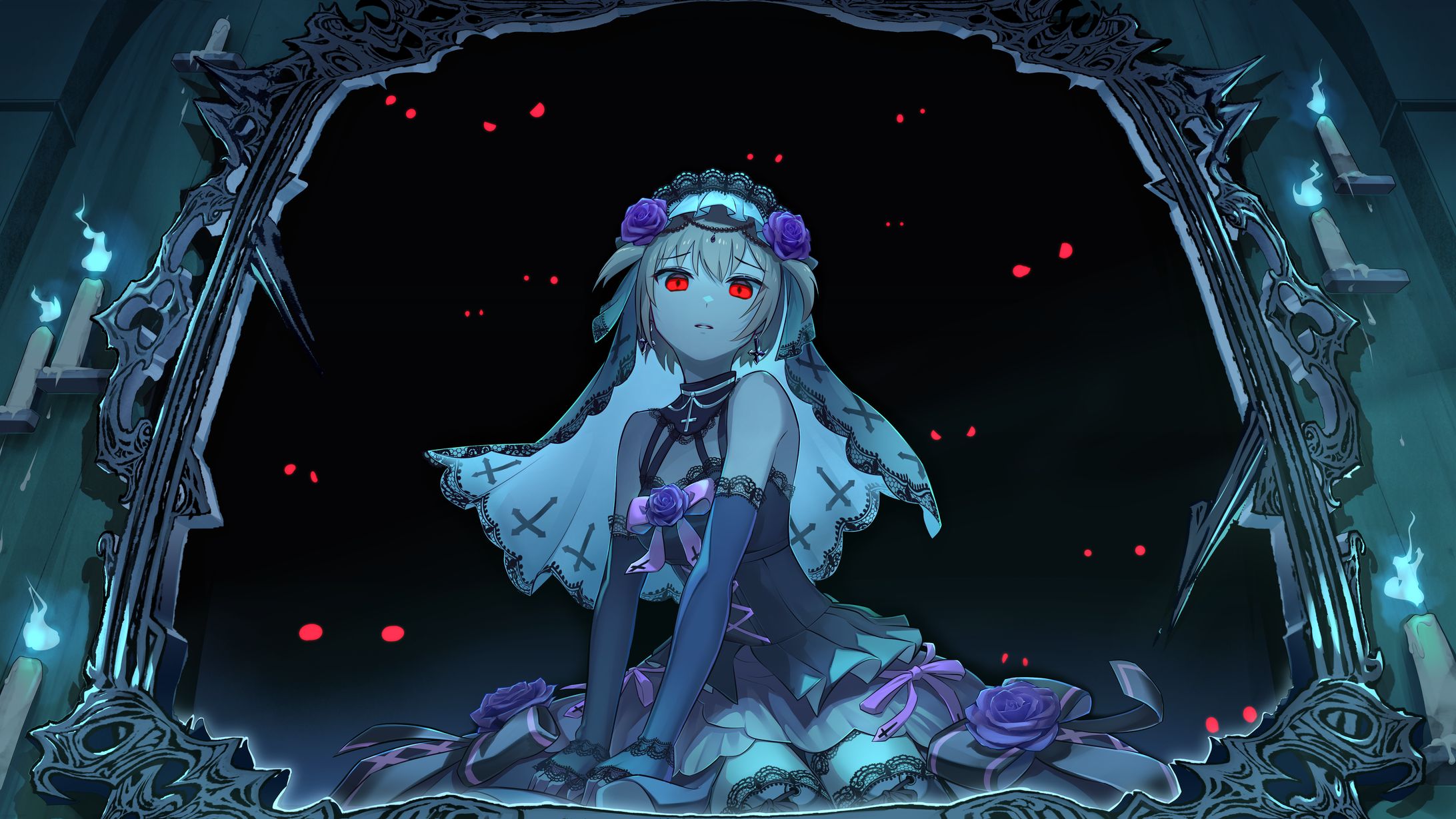 「Blood Moon Waltz」MVイラスト-1
