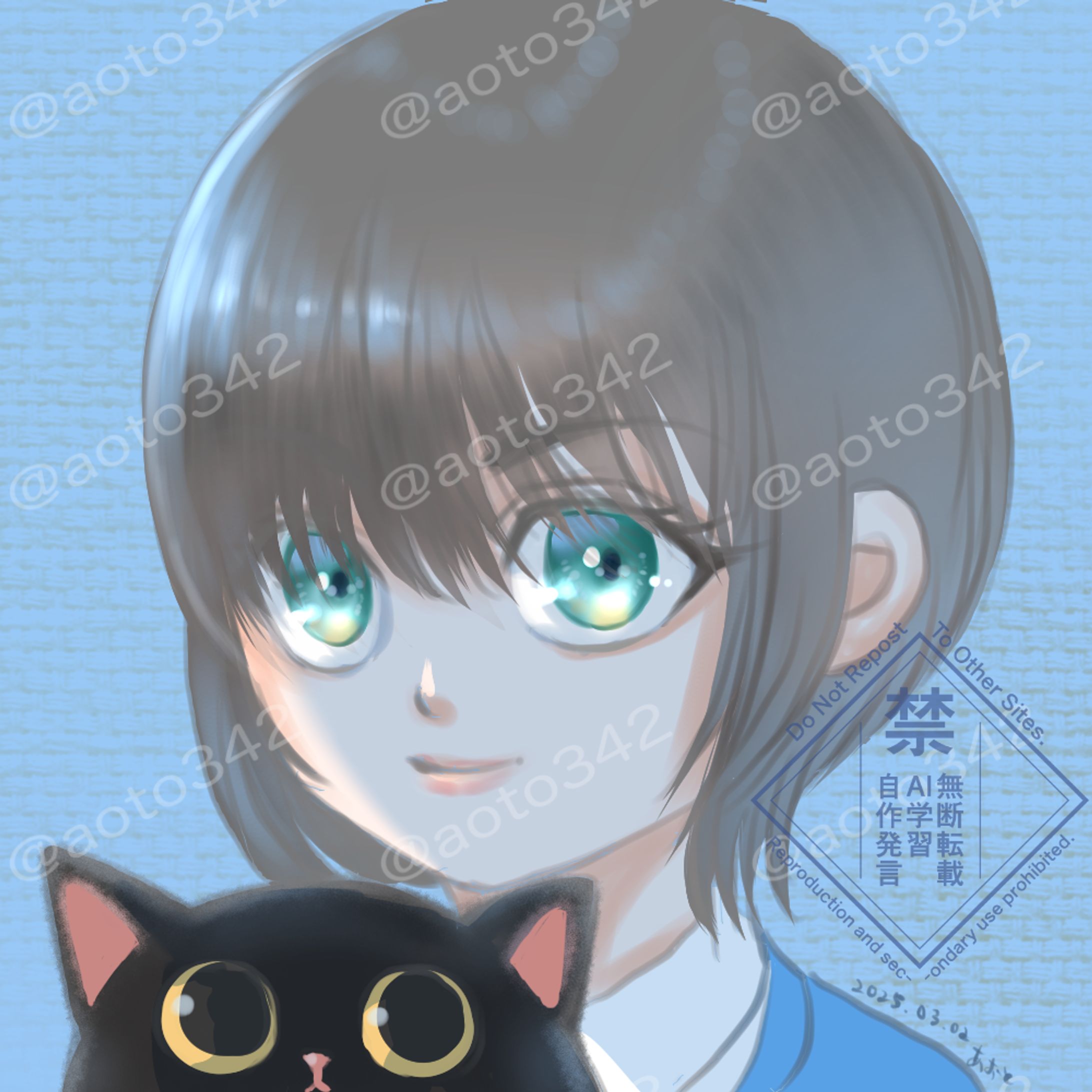 猫と少年-1