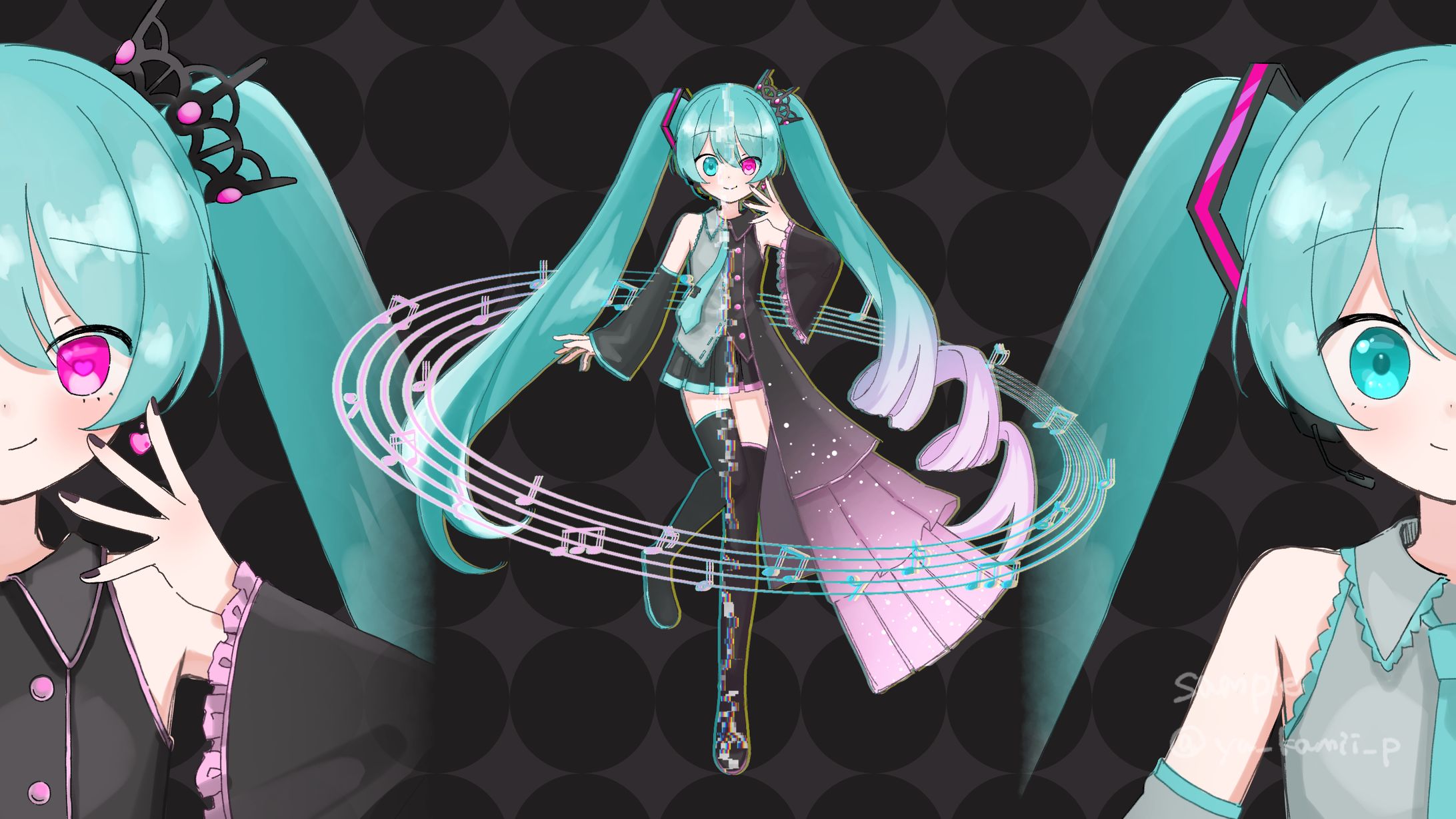 【コミッション】ボカロP オリジナル曲 MVイラスト-1