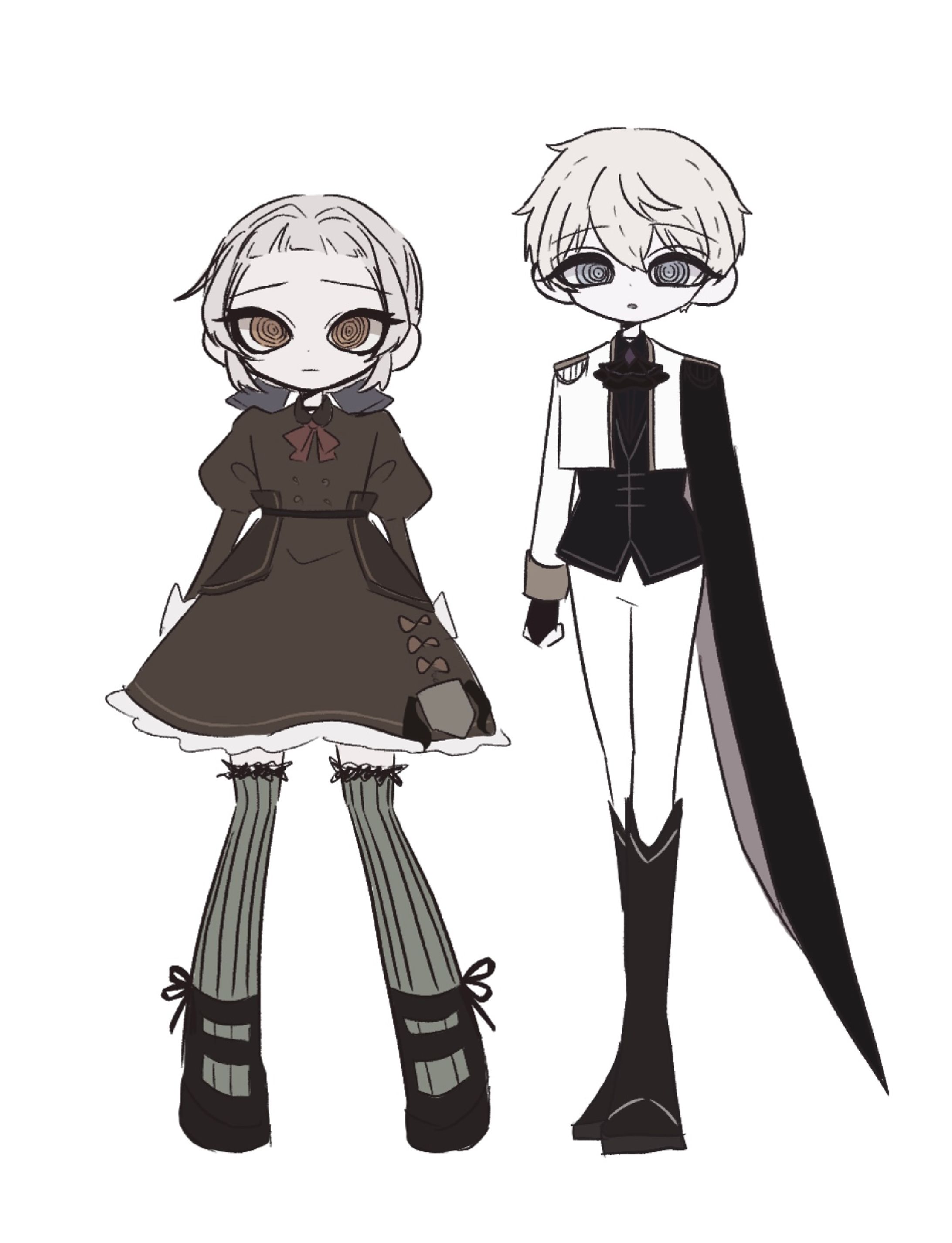 デフォルメイラストのカラーラフ【oc】-1