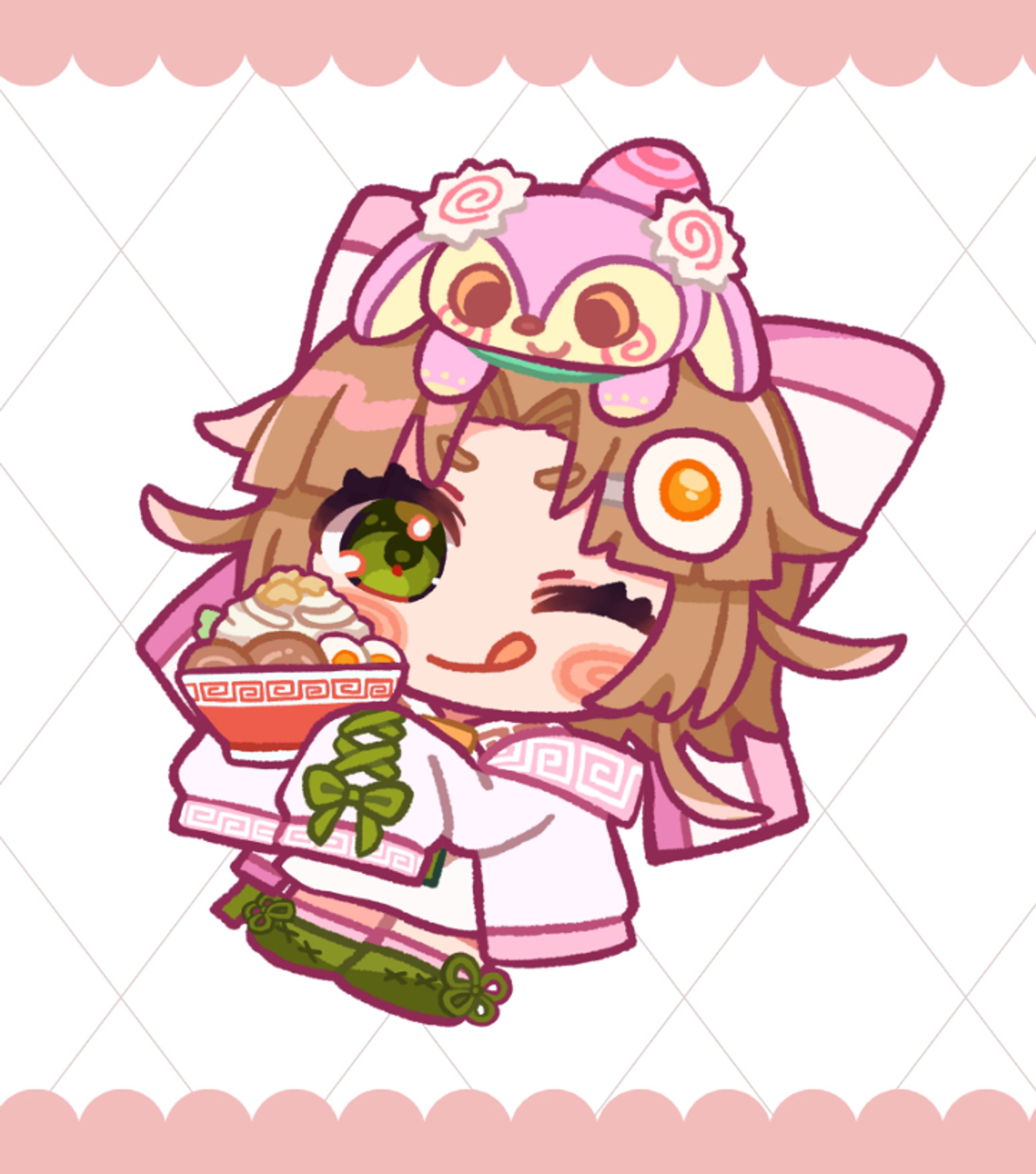 Vtuber味玉なると様 デフォルメイラスト-1