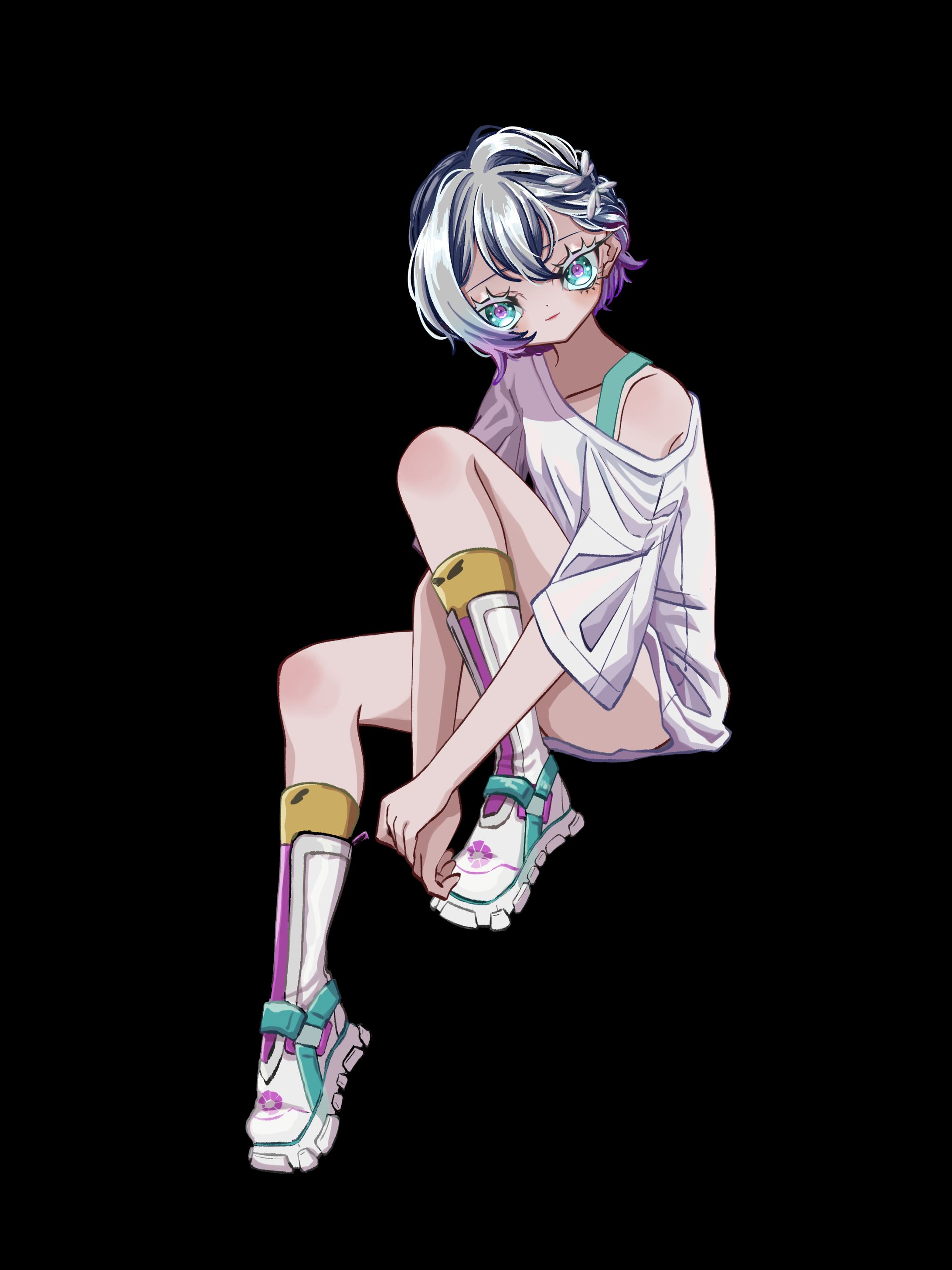羽ノ華雫のLive2Dモデル-1