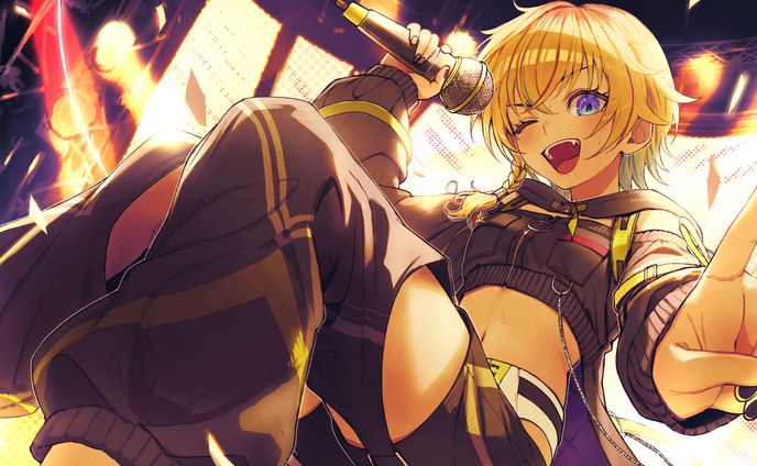 ヴイアライブ様/レトラ様/誕生日コンサートイラスト