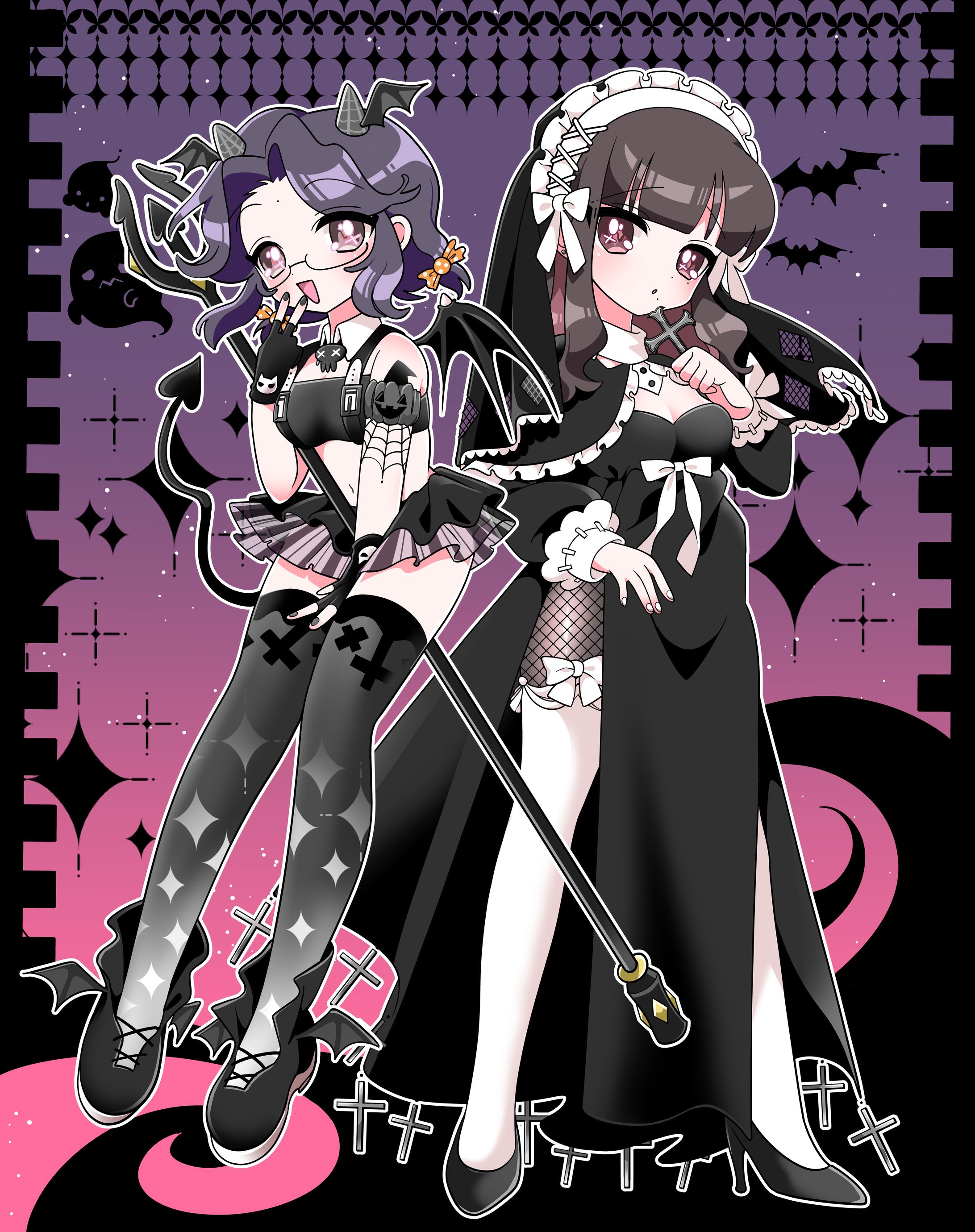 ハロウィンイラスト（差分あり）-1
