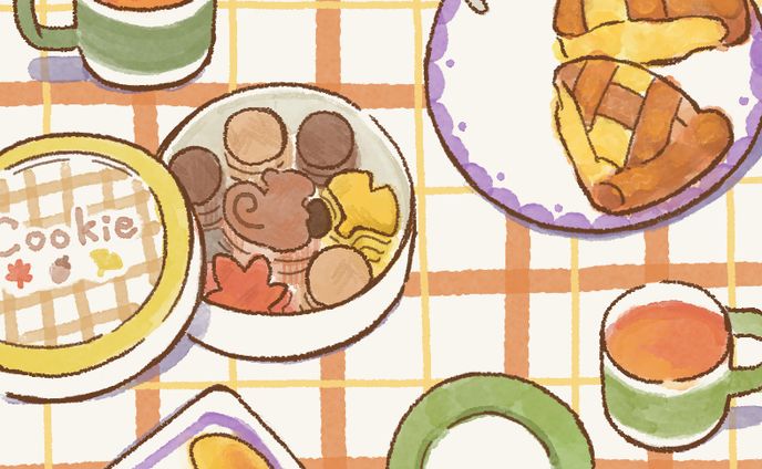 ［挿絵］秋に食べたい焼き菓子