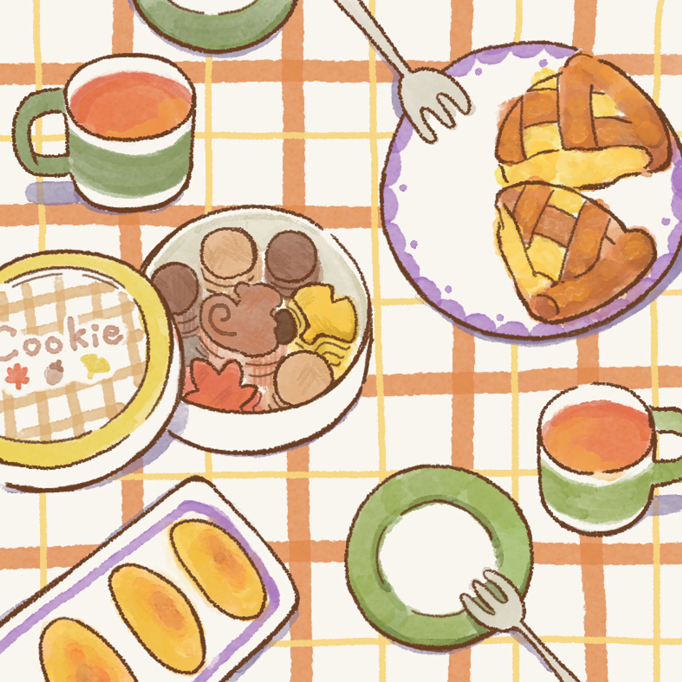 ［挿絵］秋に食べたい焼き菓子-1