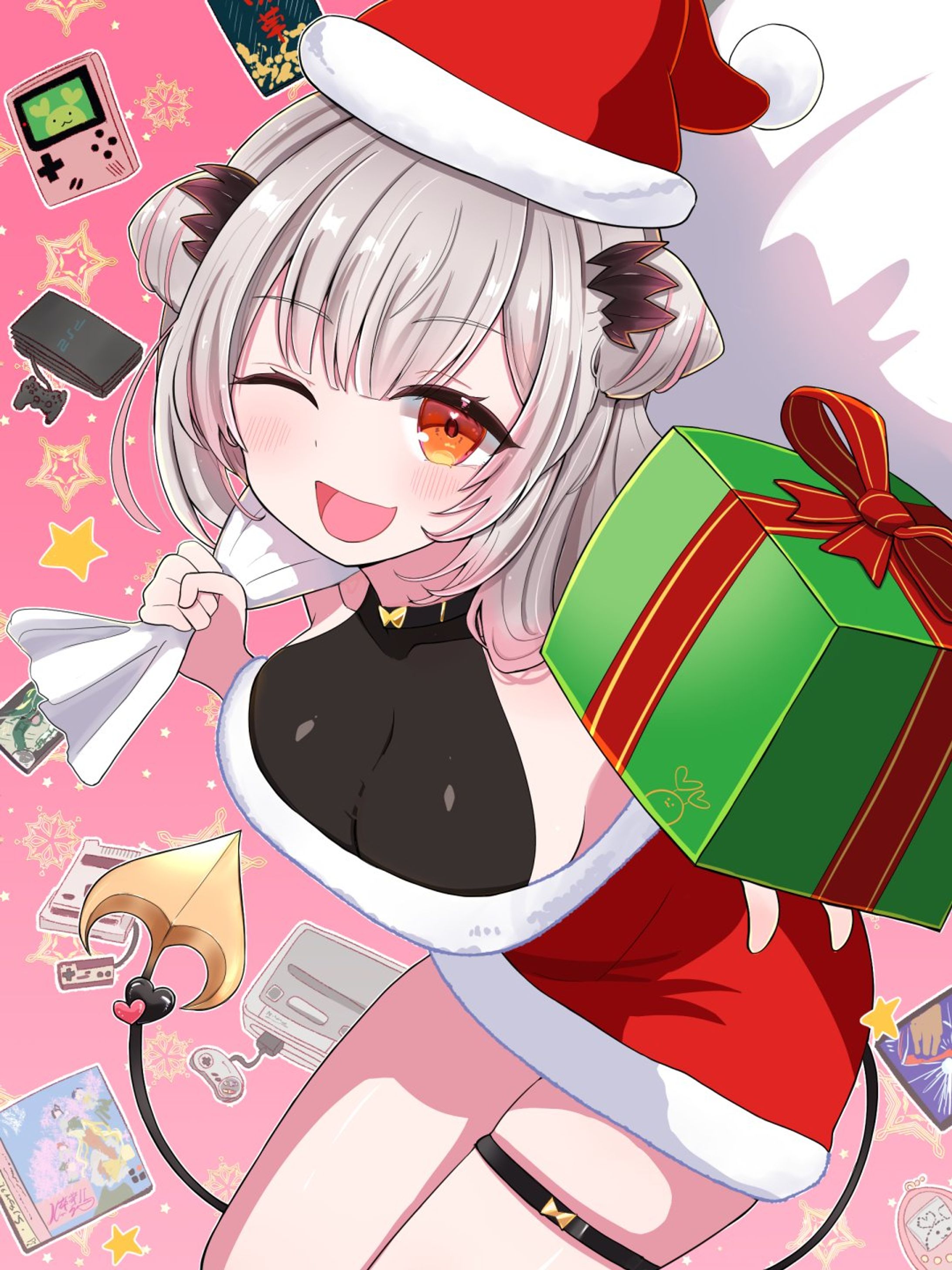ポップな女の子キャラのイラスト-1