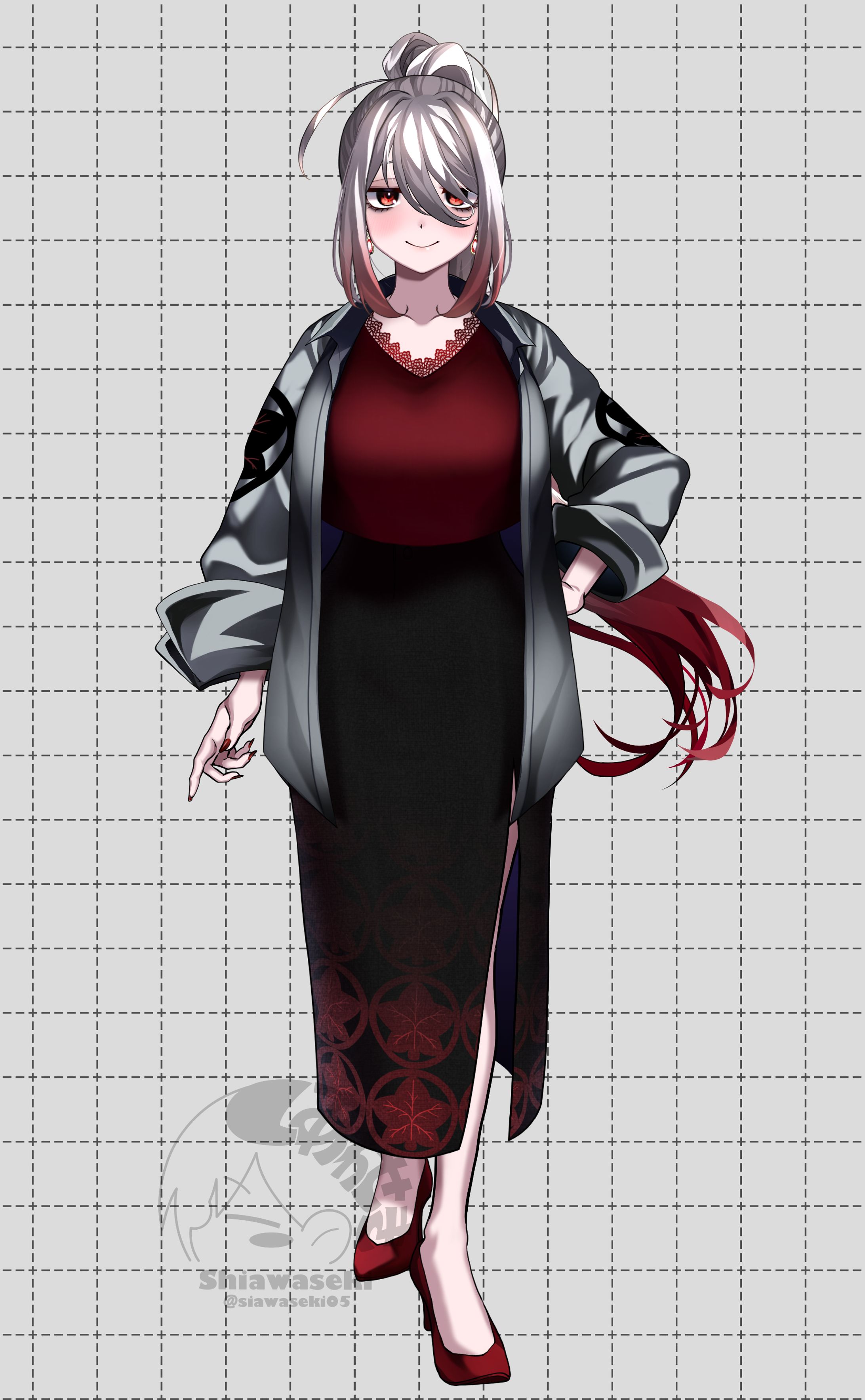 🌷Vモデル制作🌷Live2D立ち絵-1