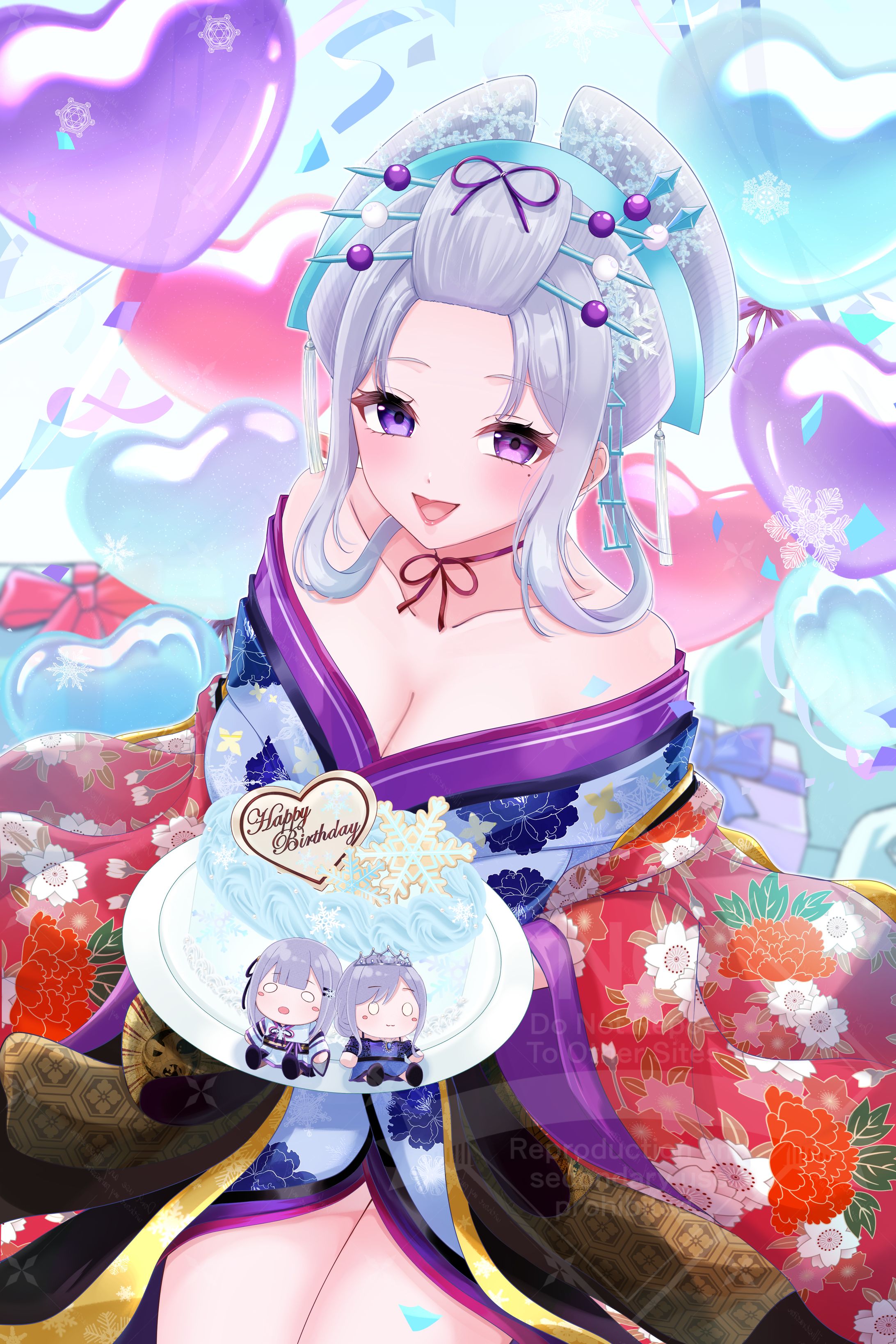 雪那イヴ様　生誕イラスト-1