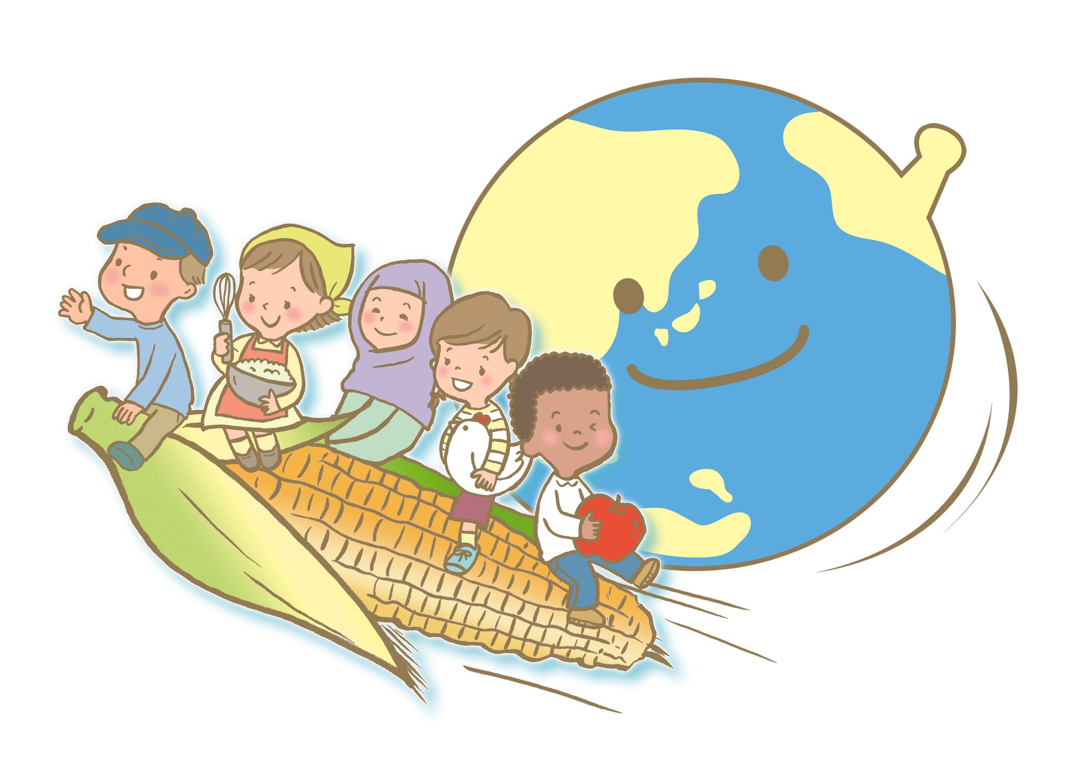 イラスト、カット　カラー-1