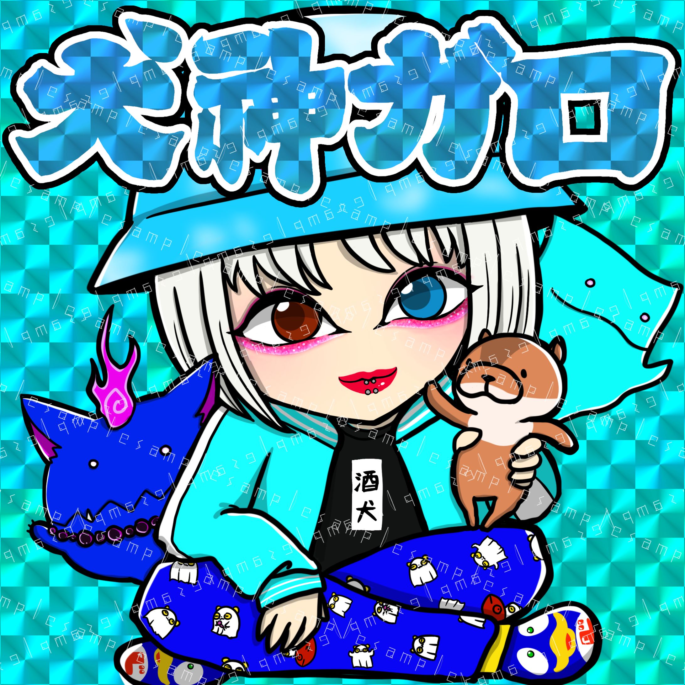 似顔絵ステッカー-1