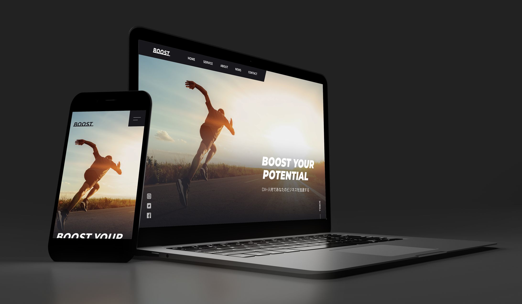 架空 人材派遣会社　コーポレートサイト-1