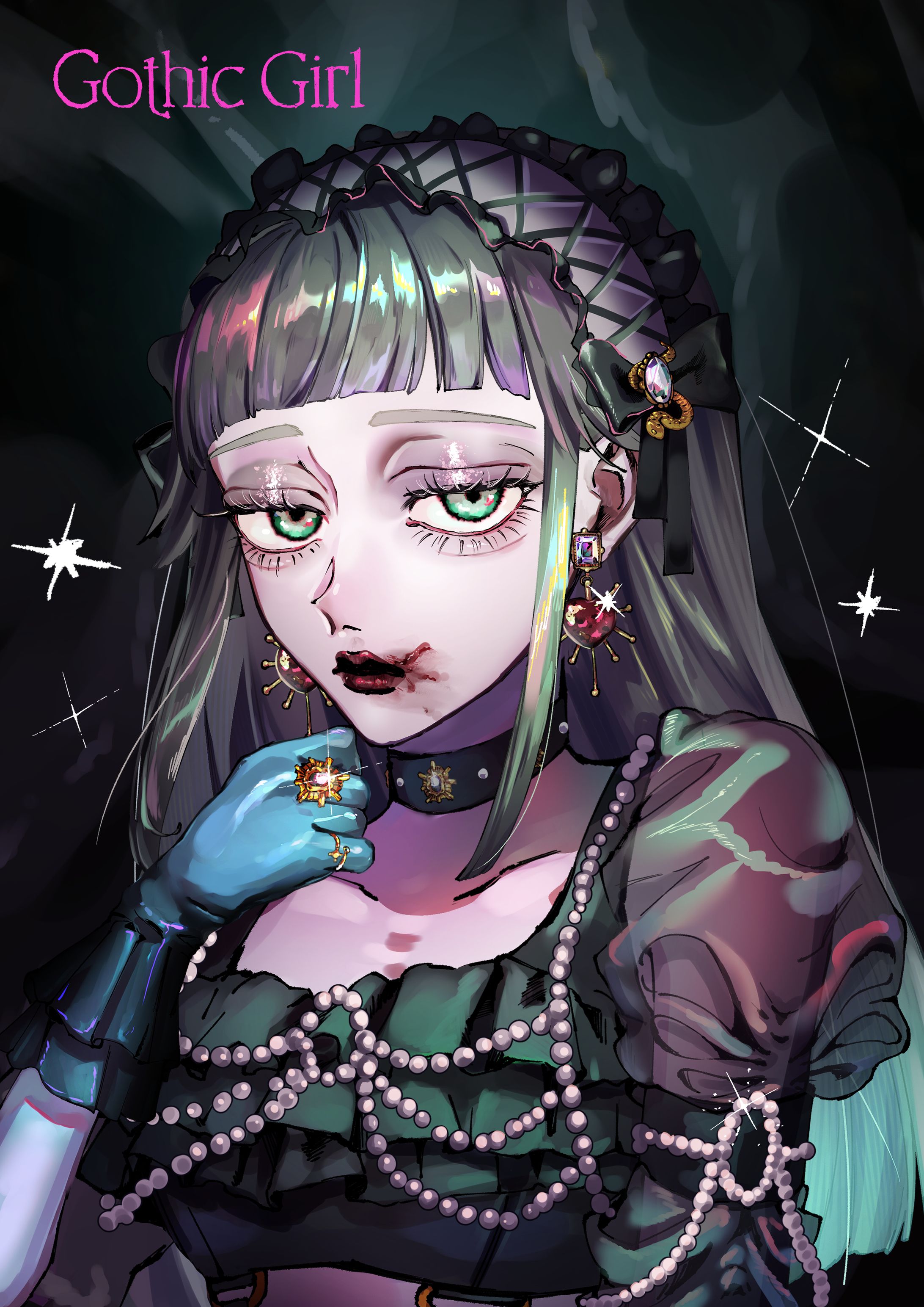 【モーションイラスト】Gothic Girl-1