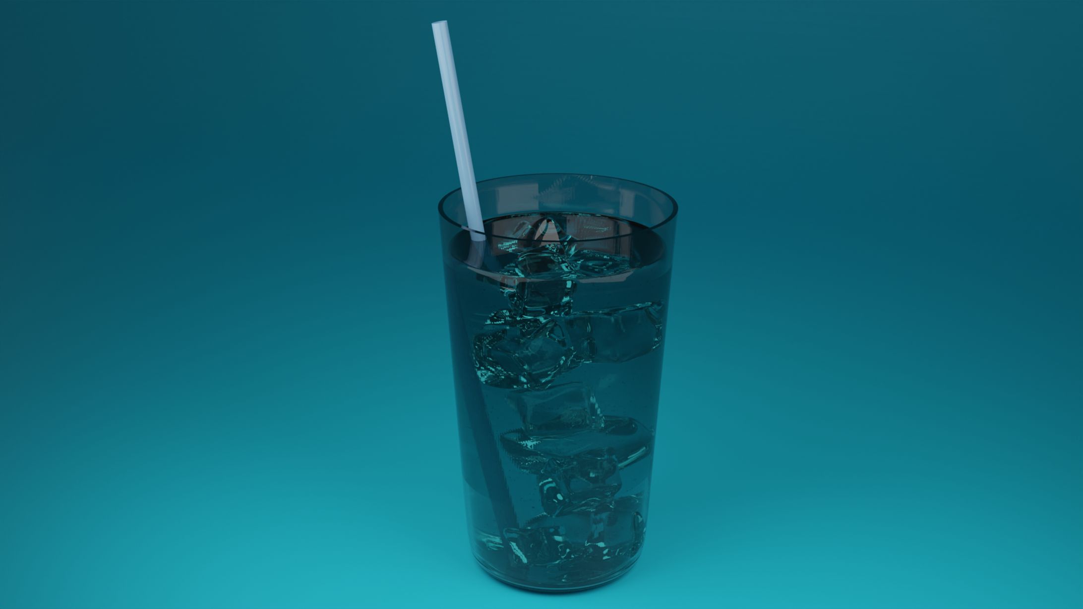 水入りコップ(3D model)-1