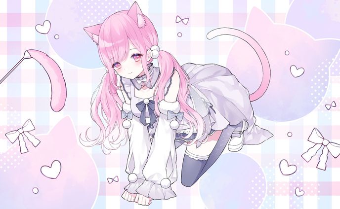  るしえさん オリジナル曲「NYAN♡KOI」動画イラスト