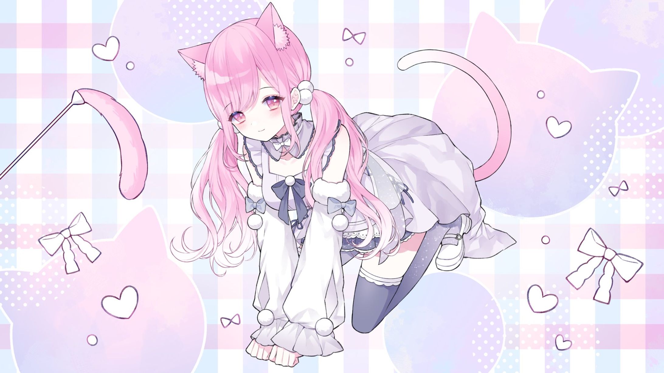  るしえさん オリジナル曲「NYAN♡KOI」動画イラスト-1