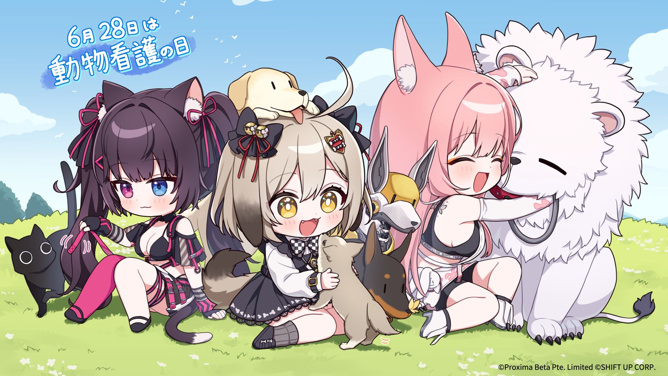 NIKKE　デイリーニュース様　動物看護の日イラスト-1