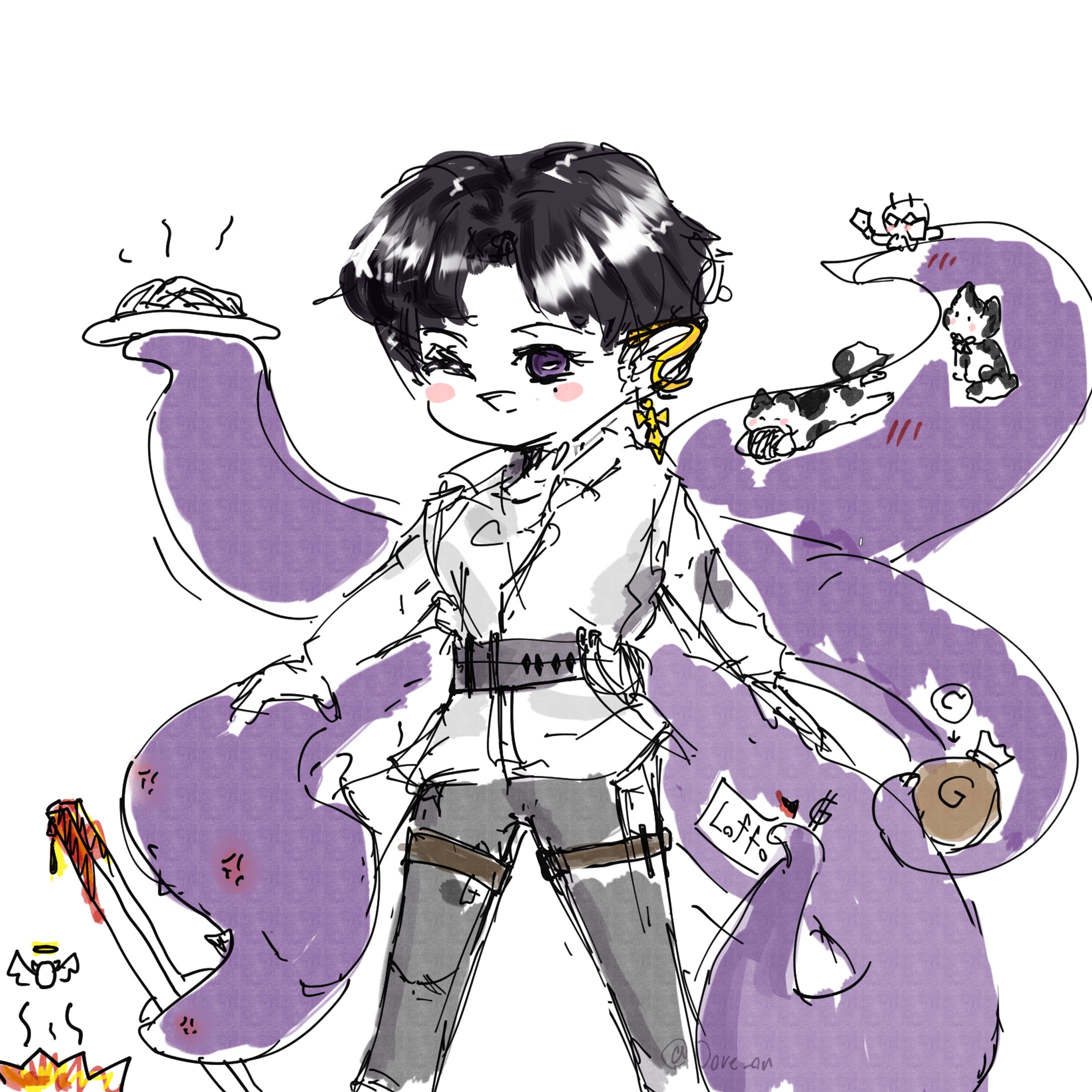 Chibi | Rough+Flat | Elf in Fantasy-1