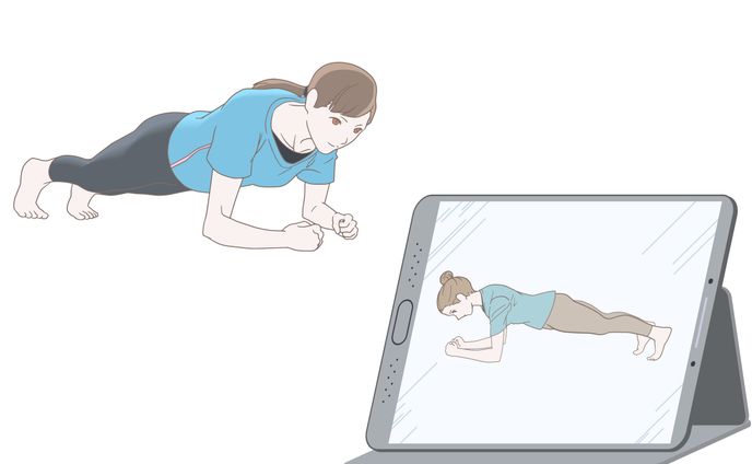 オンライントレーニング_プランク