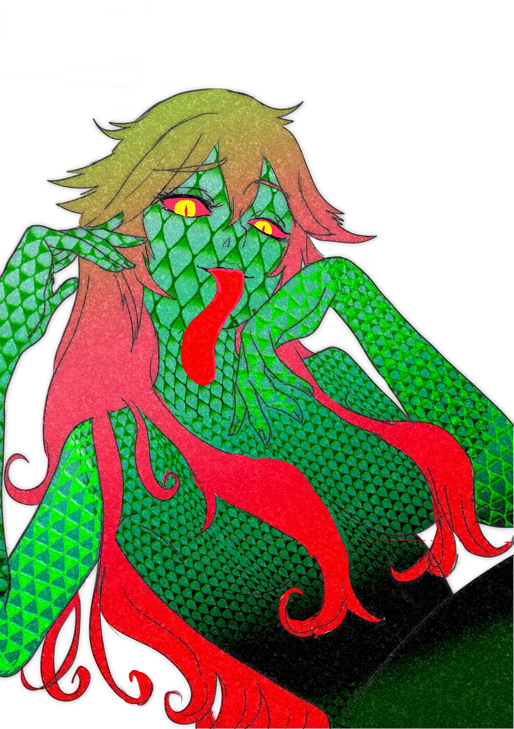 爬虫類のキャラクター-1