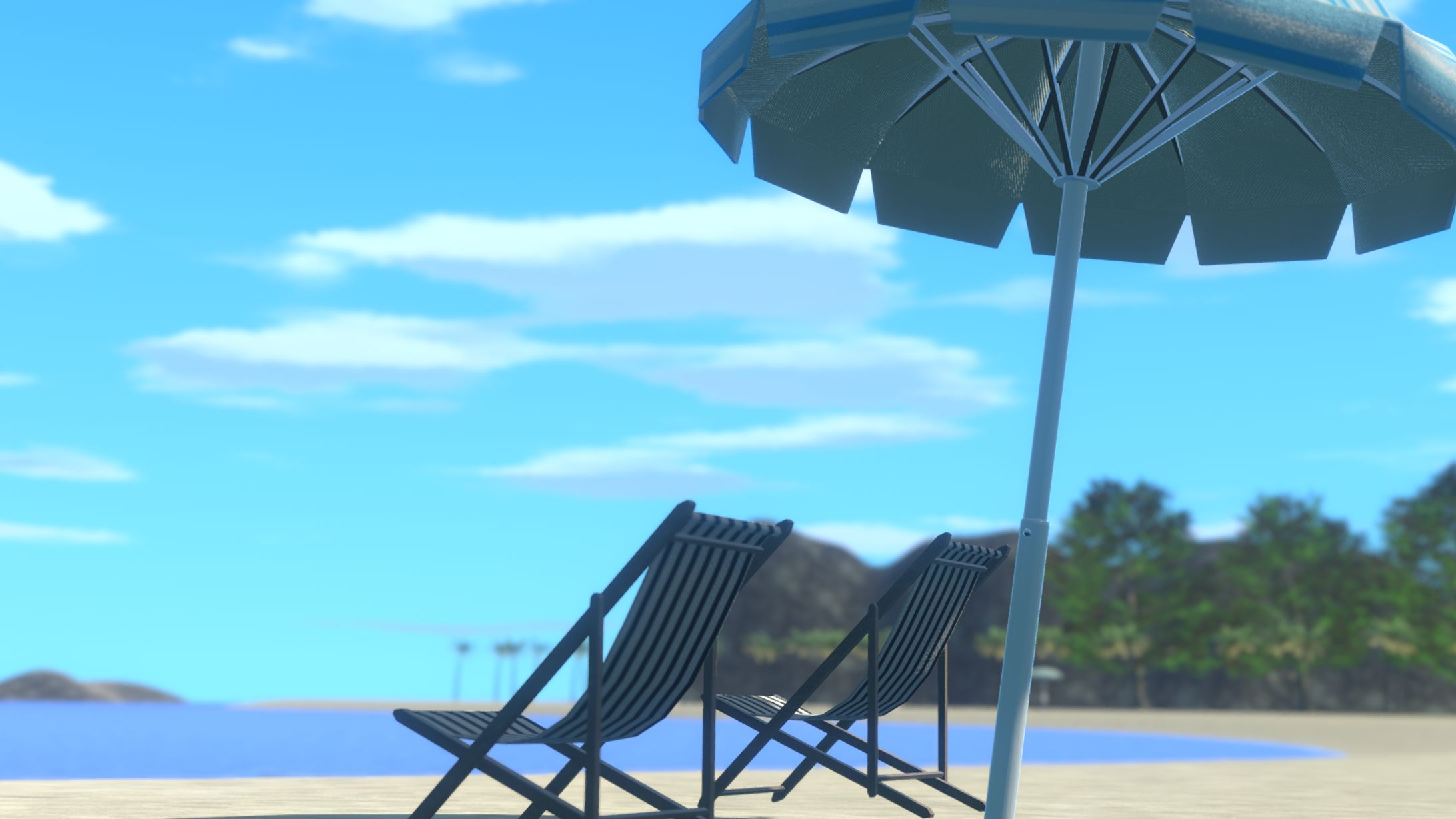 Beach road - 輪の崎海岸-1