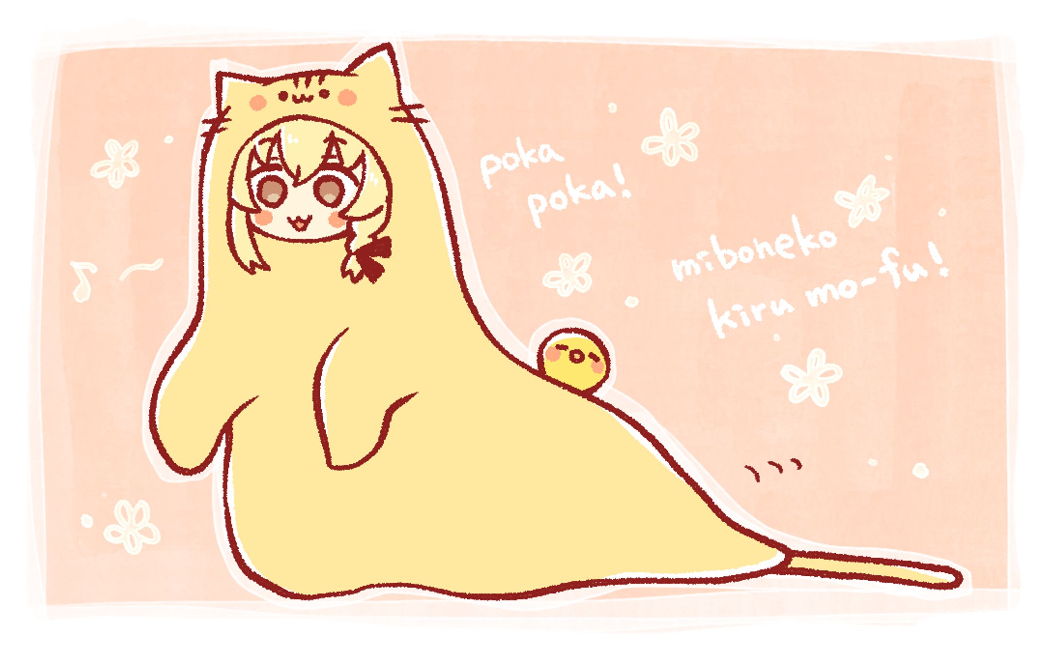 【一枚絵】ゆるめなイラスト/閏月ナコ(VTuber)-1