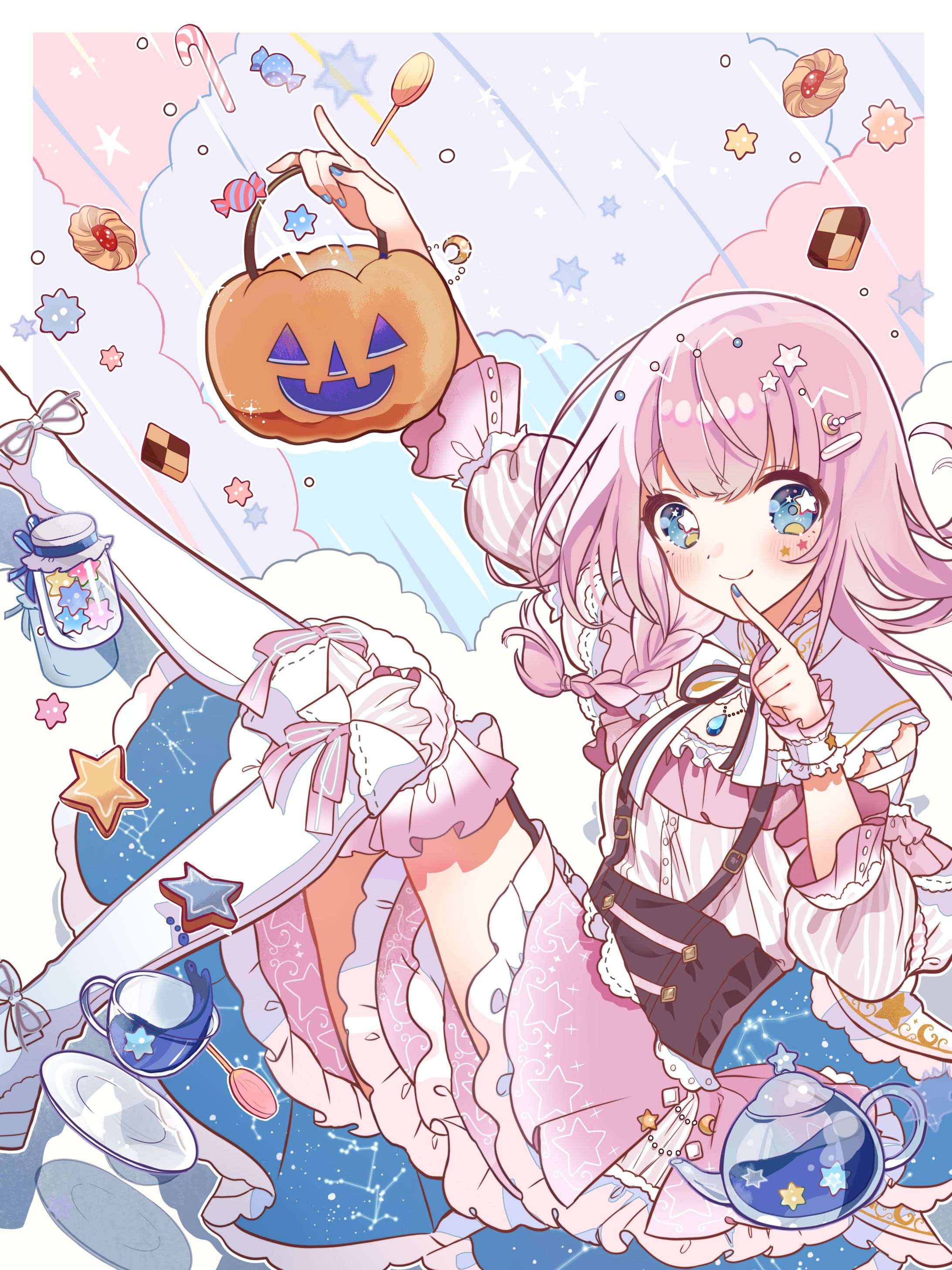 ハロウィンイラスト　Vtuber-1