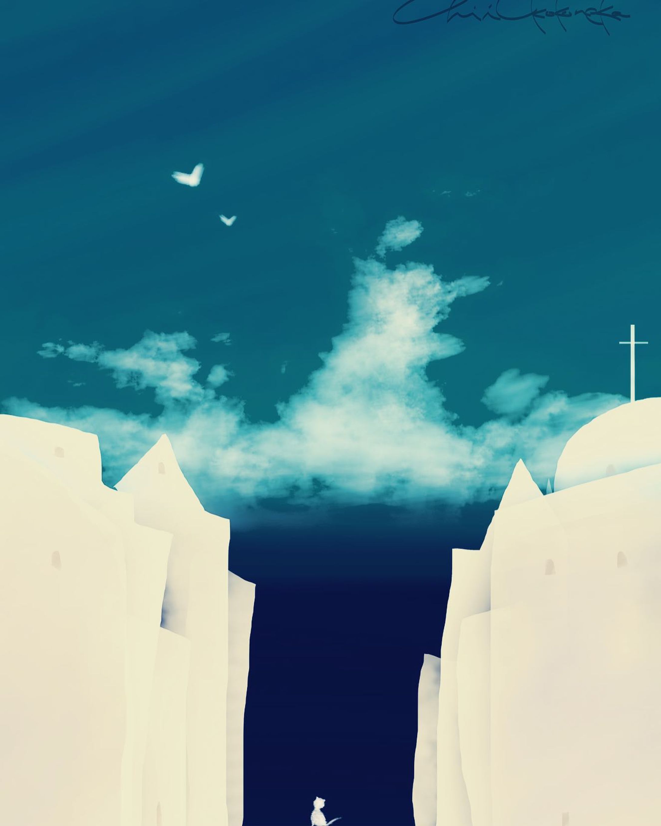 いつか出会う世界
渚街

昨日と今日でコーラスの録音と編集を
やっていました。

みばさんのコーラスがイントロとエンディングで
異世界に誘うような感じになってて、
私の方は久しぶりに沢山ザ・コーラス！って感じのものを沢山録りました。

来週はメインボーカルを録って完成形に仕上げられたらと思っています。

#illustration
#キリトリセカイ-1