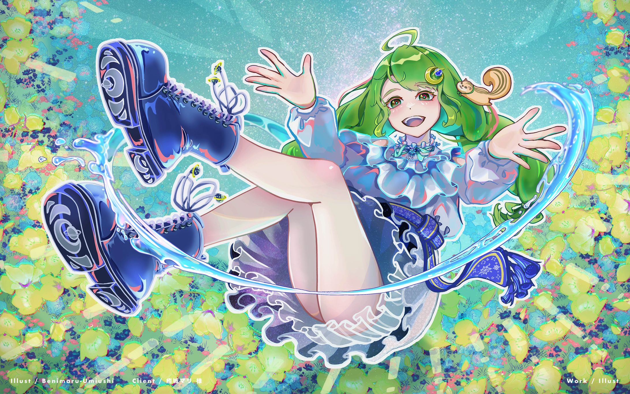 【サムネイル用イラスト】癒城マリ様-1