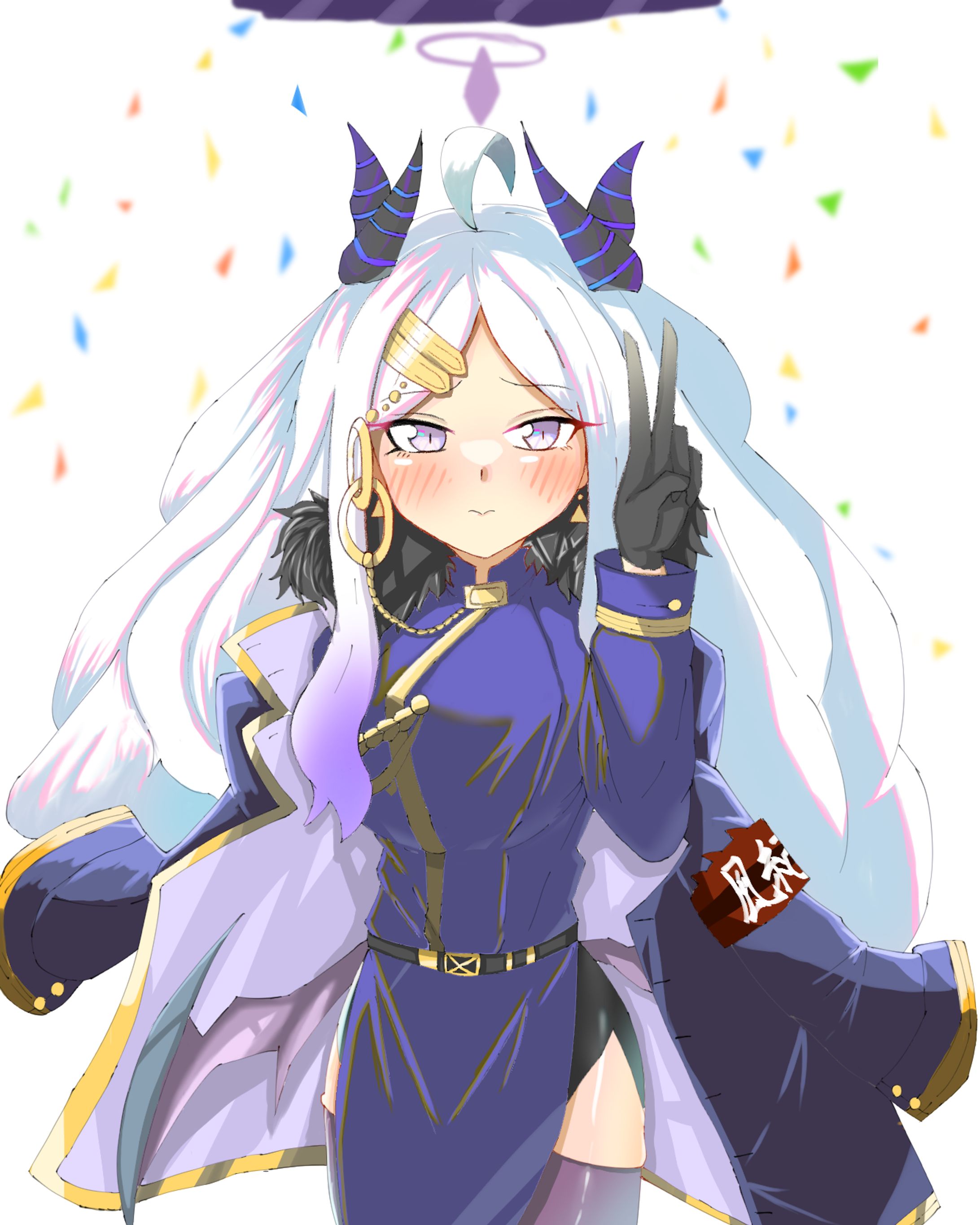 blue archive ヒナちゃん　painting-1