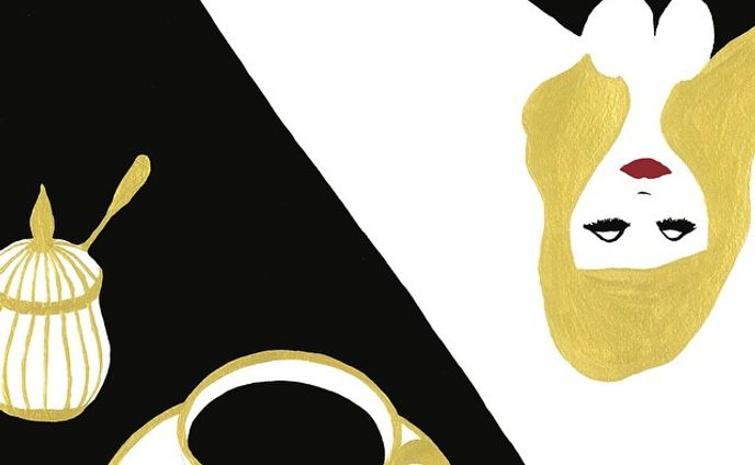 #coffee #sugar #bitter #woman #illustration #paris #illustrator #vogue #cafe #parisienne #dior #chinema #ginza #珈琲 #カフェ #女 #午後 #喫茶店 #elliekubota