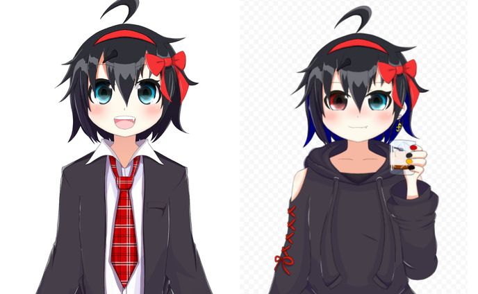 Live2Dモデル「宮城野風弥」