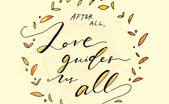 After all, love guides us all. (from Fujii Kaze)