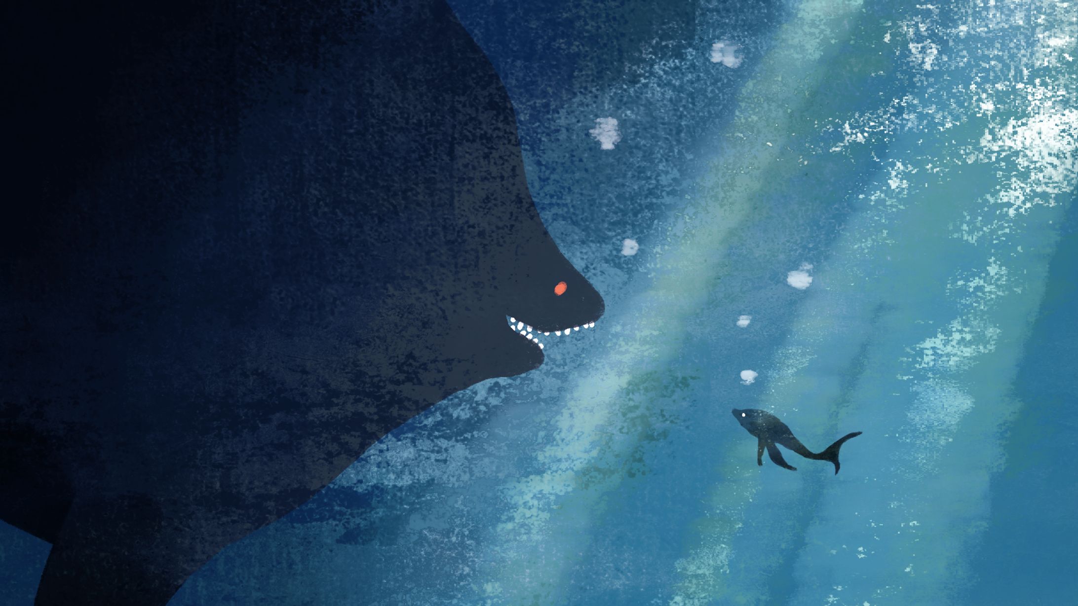 動画用イラスト『死にたい魚』-1