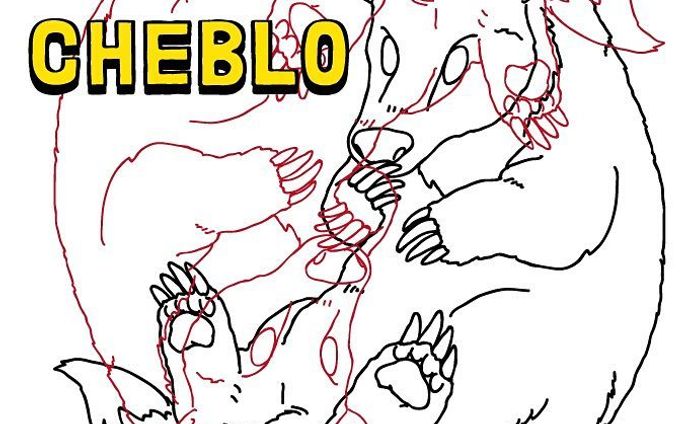 #線画
#イラスト
#動物
#アニマル
#CHEBLO