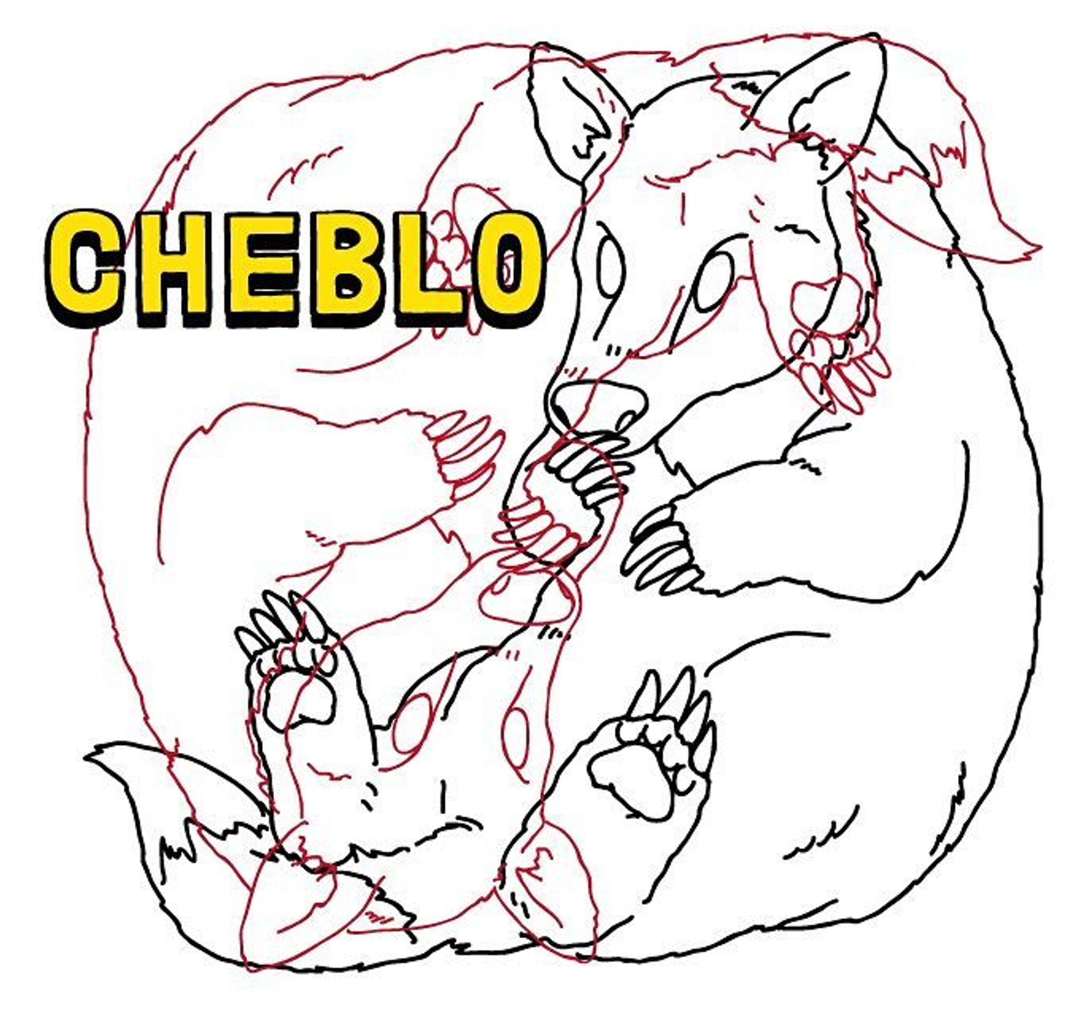 #線画
#イラスト
#動物
#アニマル
#CHEBLO-1