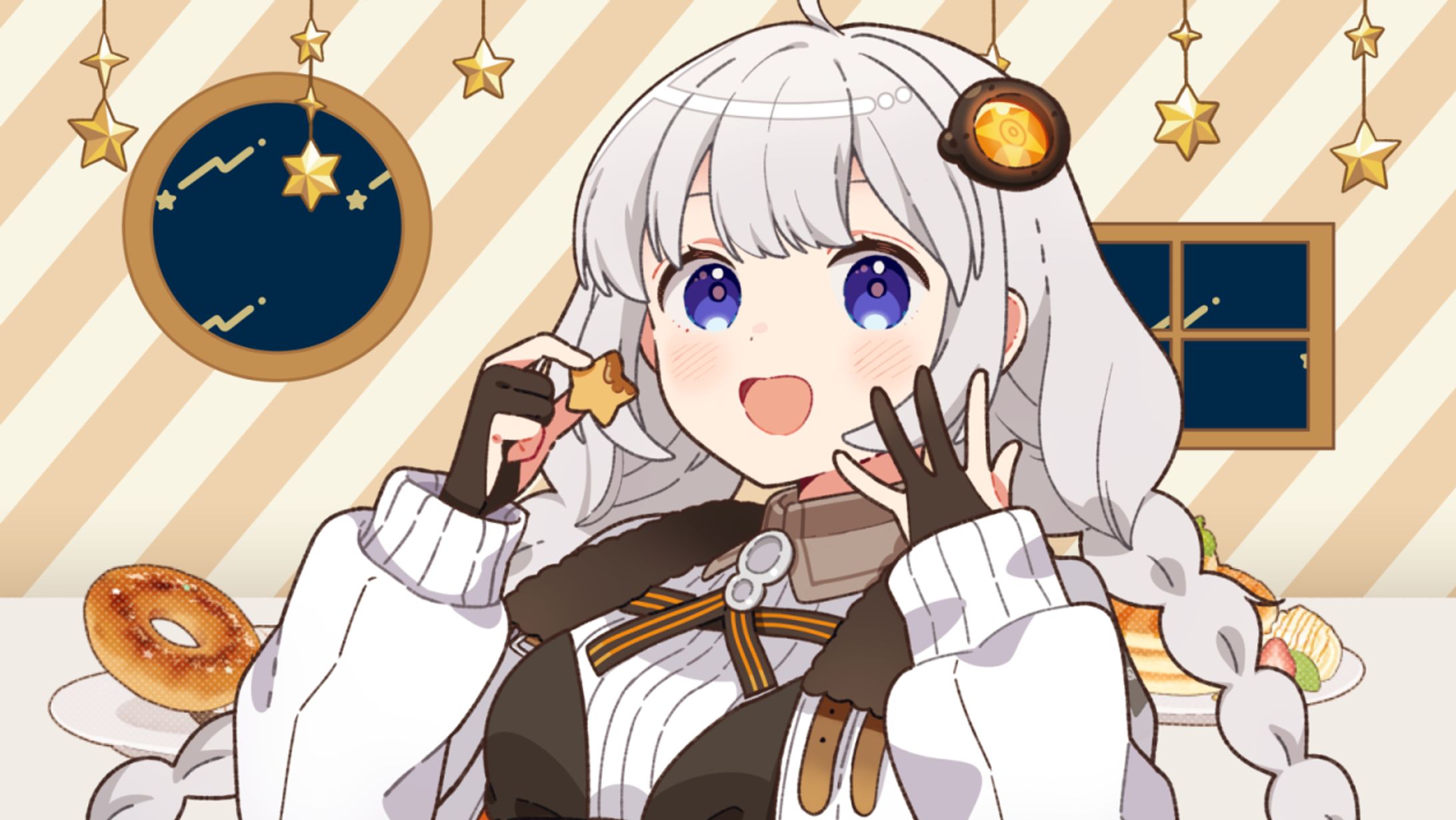 MVイラスト【VOCALOID6 AI 紲星あかり】 恋星キャラメリゼ / ゆうら 【公式デモソング】-1