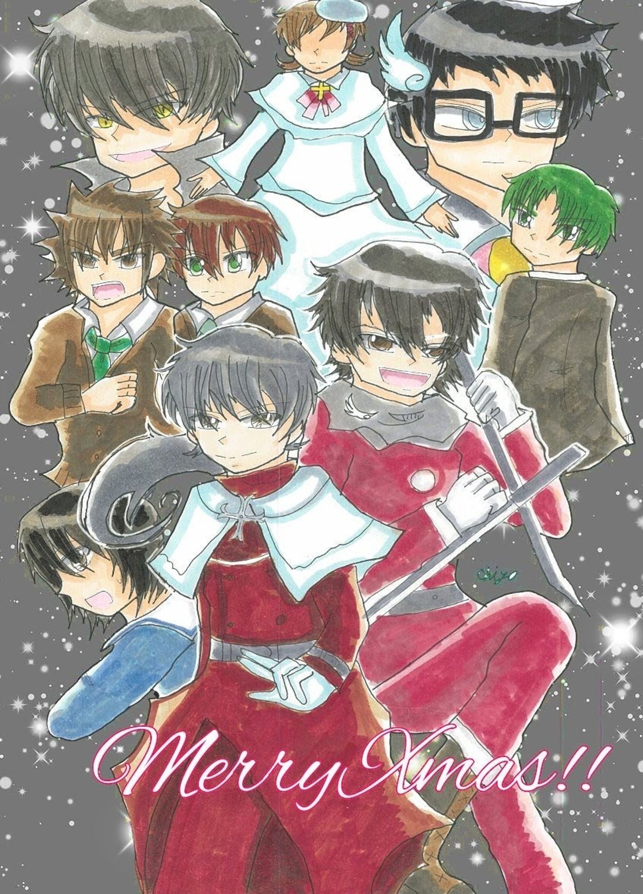 クリスマスイラスト2018-1