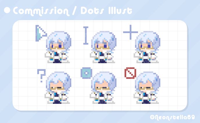 叶夢ねお(白衣) マウスカーソル用ドット絵