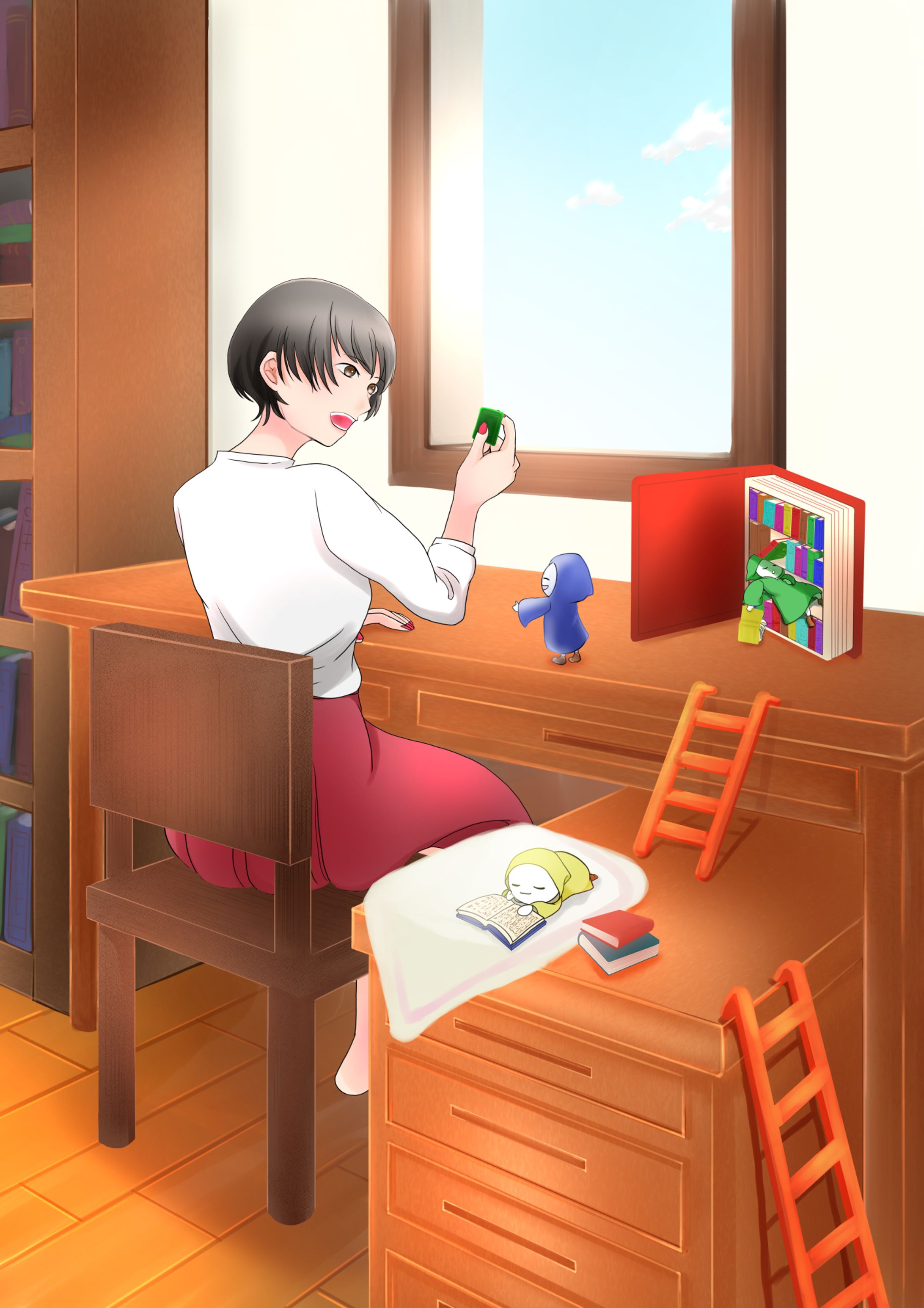 小人たちと本-1