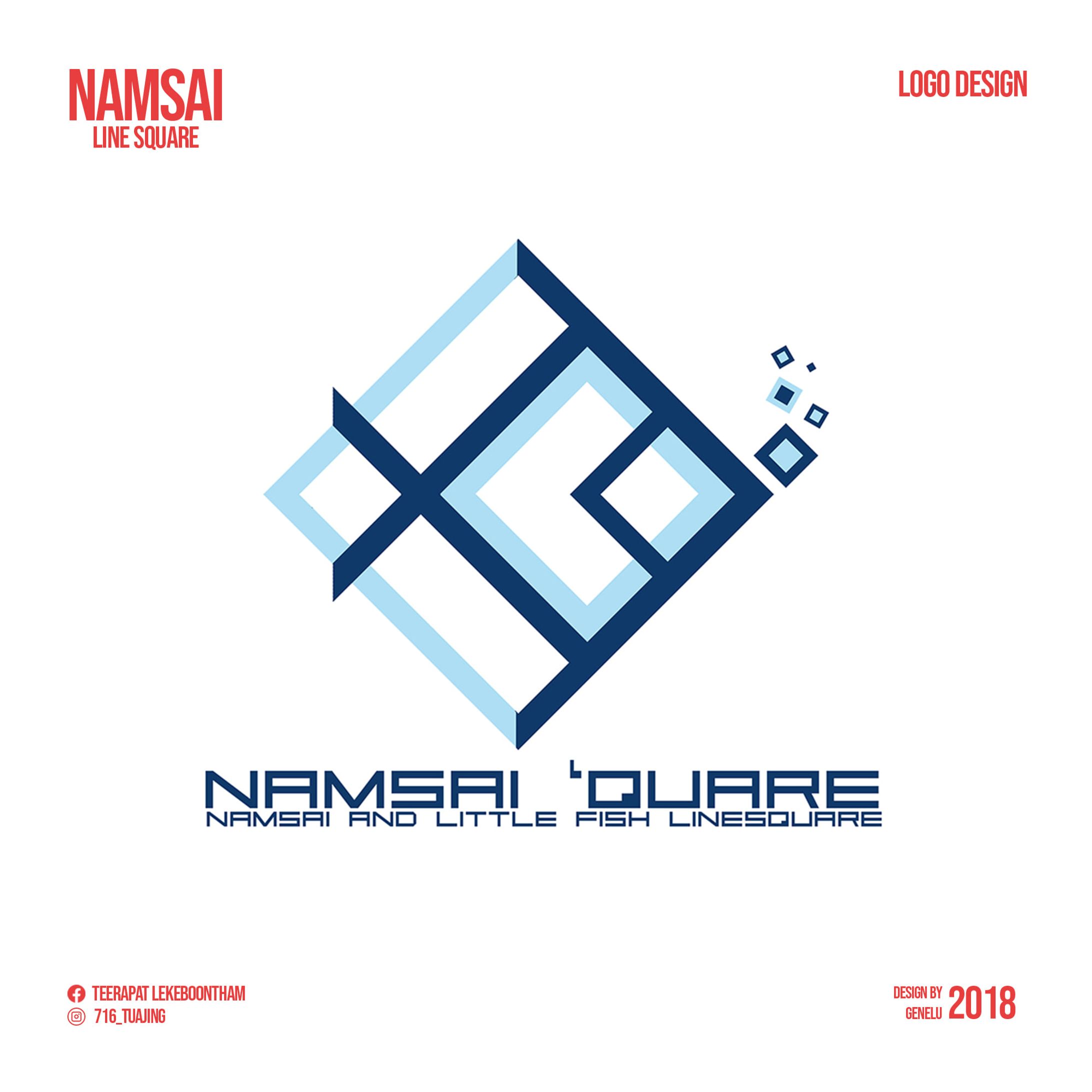 Namsai Line Square【Logo Design】-1