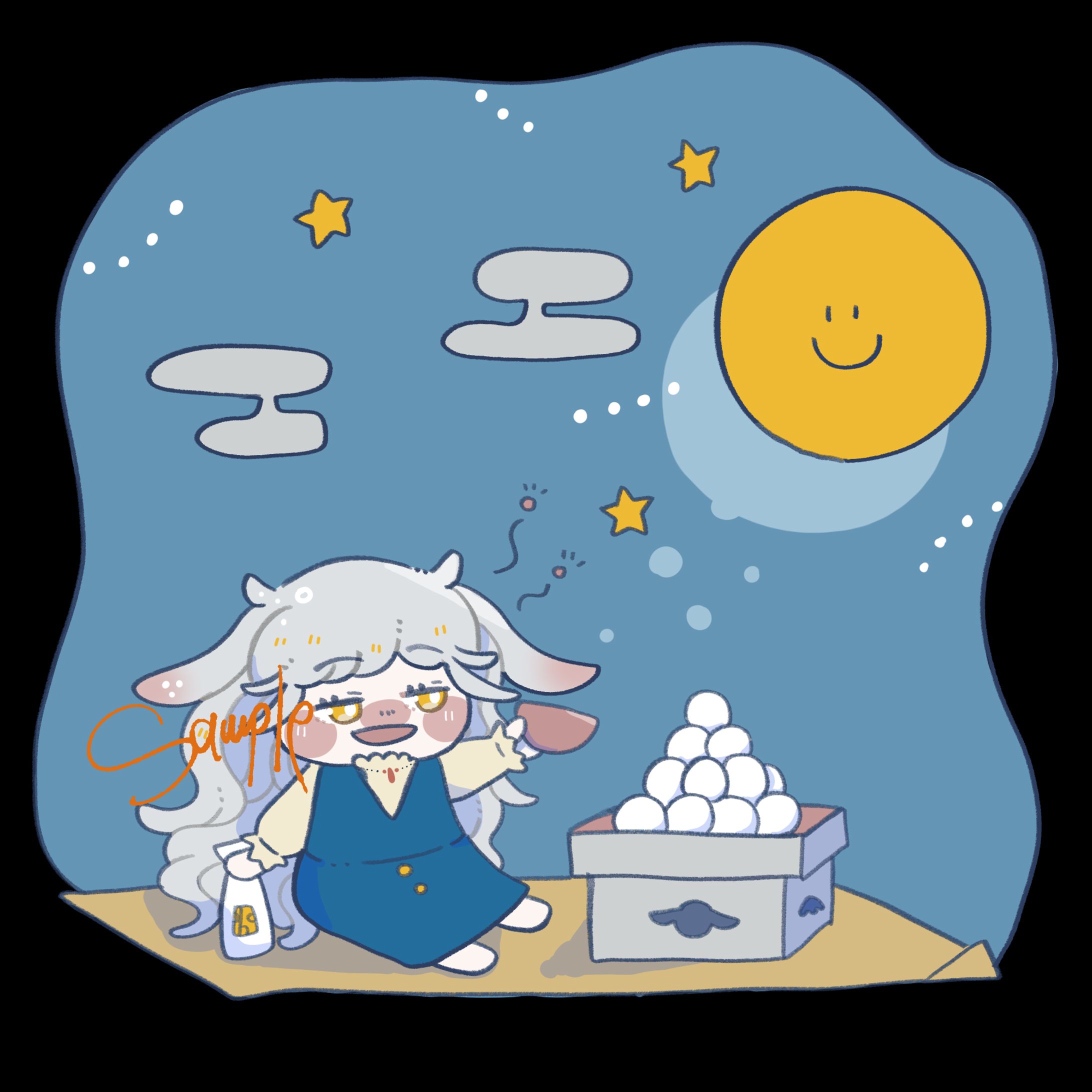 【ご依頼】グッズイラスト/ちーず様-1
