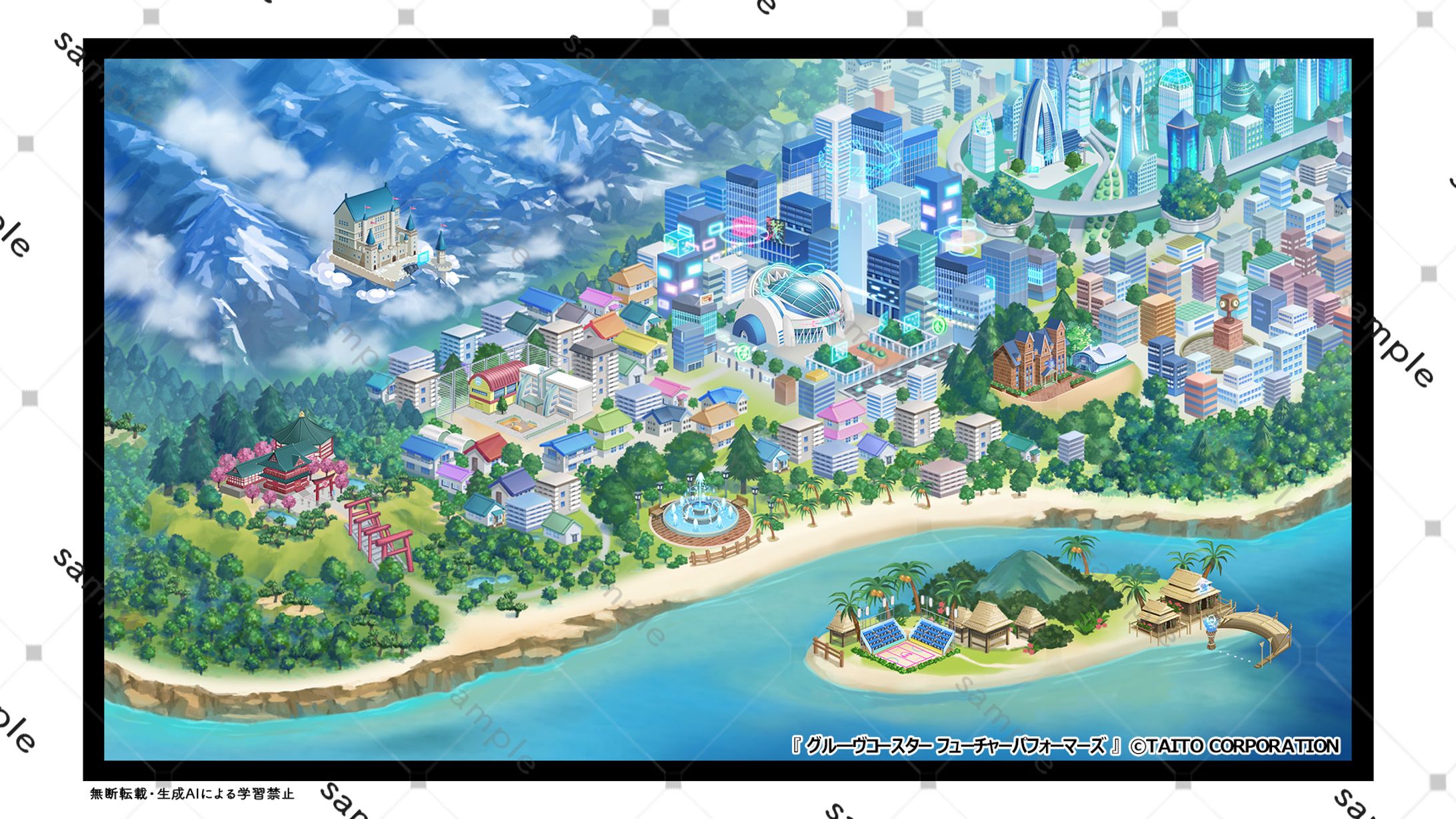株式会社タイトー様　ゲーム内背景-1