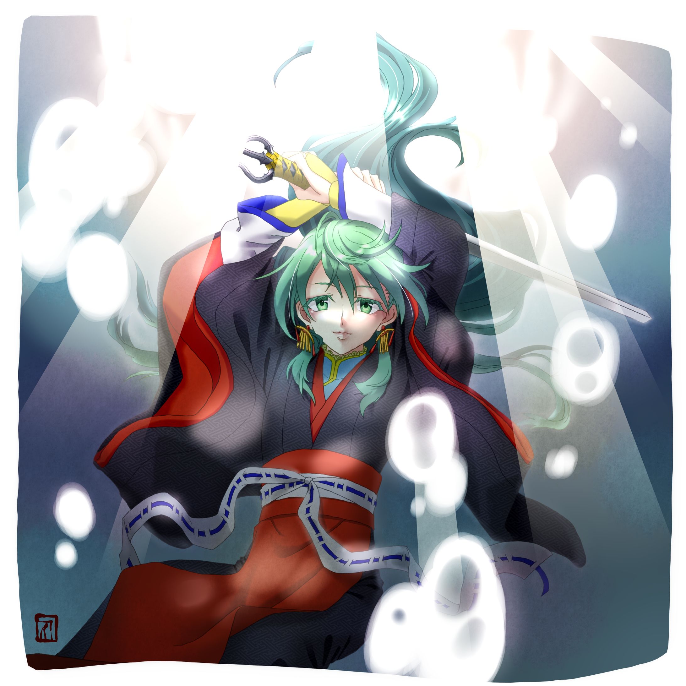 2019年5月19日水中剣舞-1