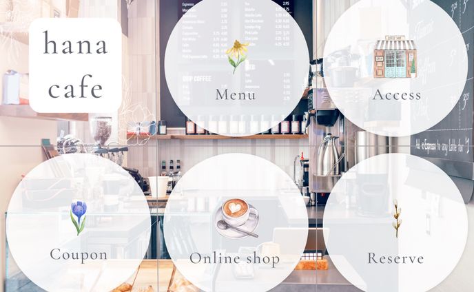 仮想カフェ　リッチメニュー