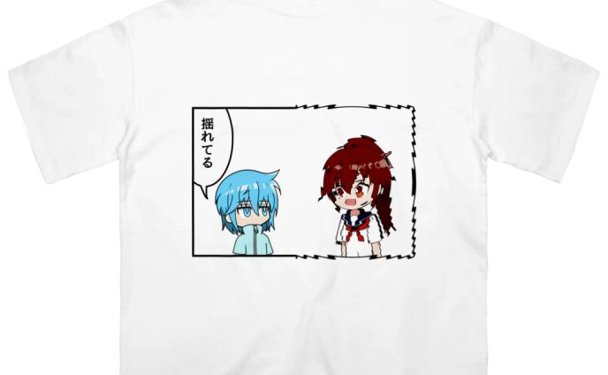 揺れてるTシャツ