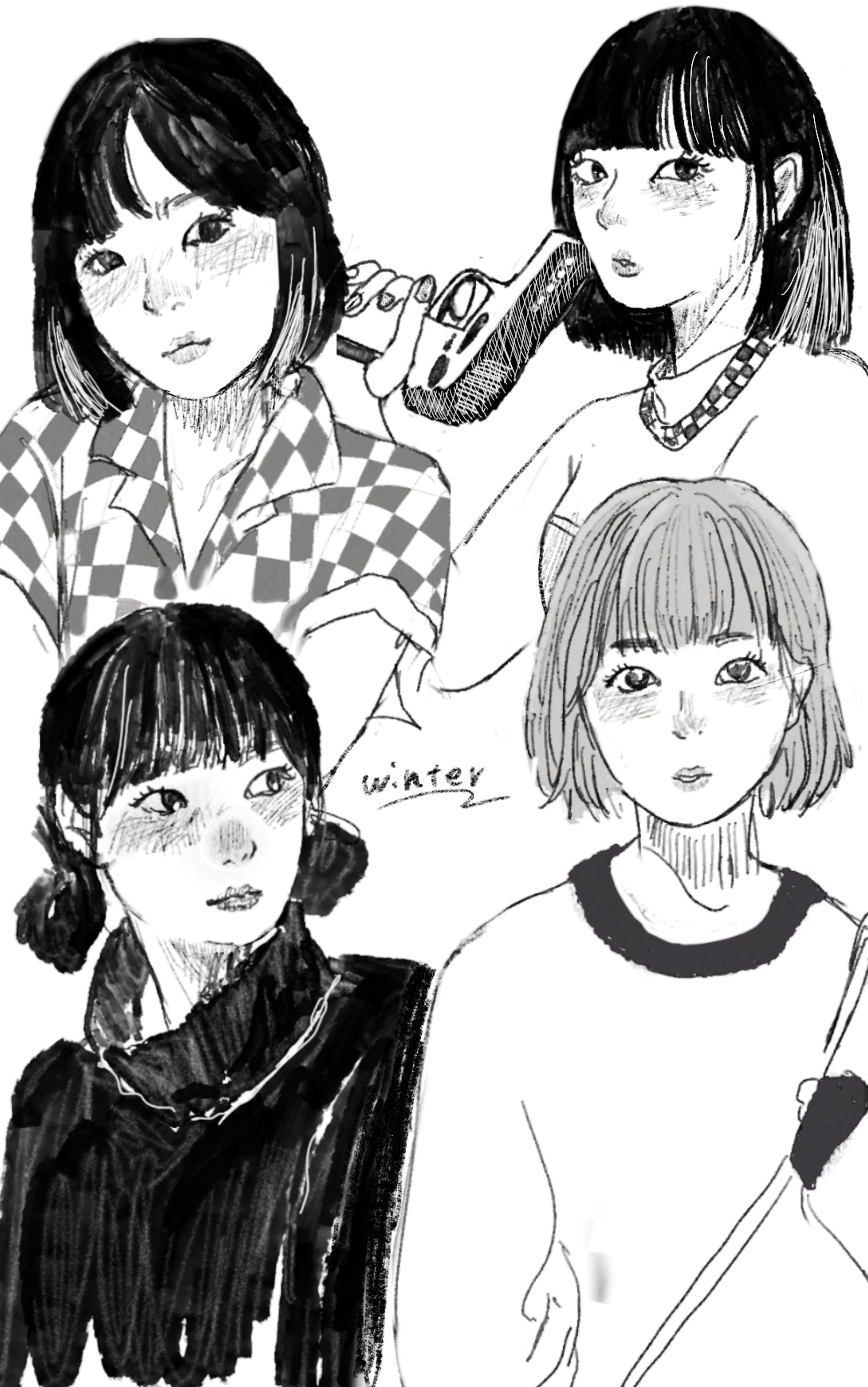 ①自主制作②Procreate ③2021年④2時間-1