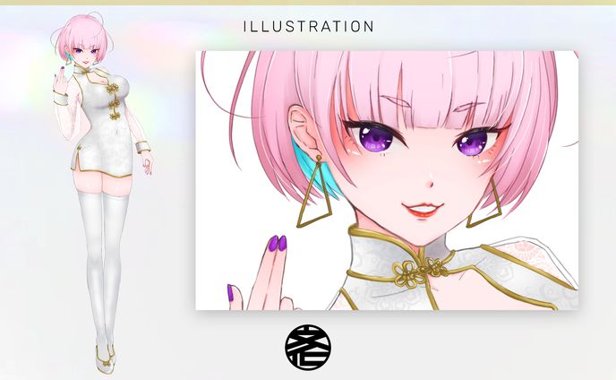 【イラスト】北乃えこーメインビジュアル